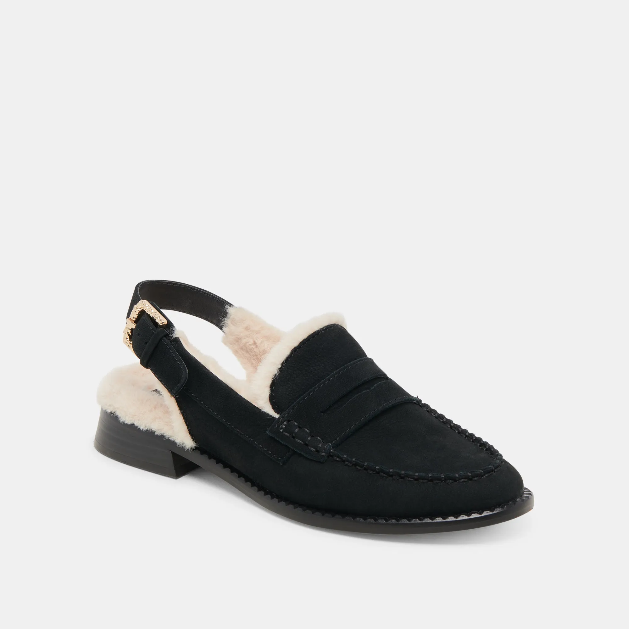 HARDI MOCCASSINS DOUDS NOIR NUBUCK