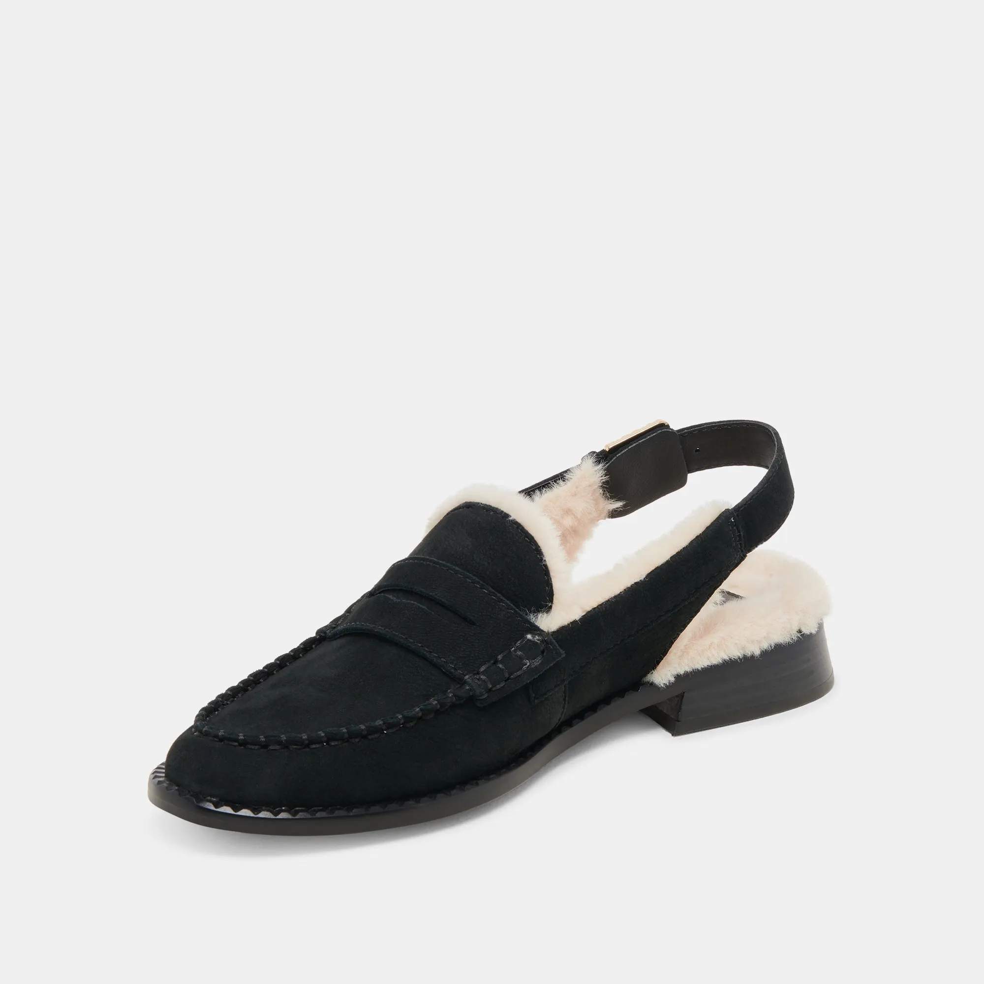 HARDI MOCCASSINS DOUDS NOIR NUBUCK