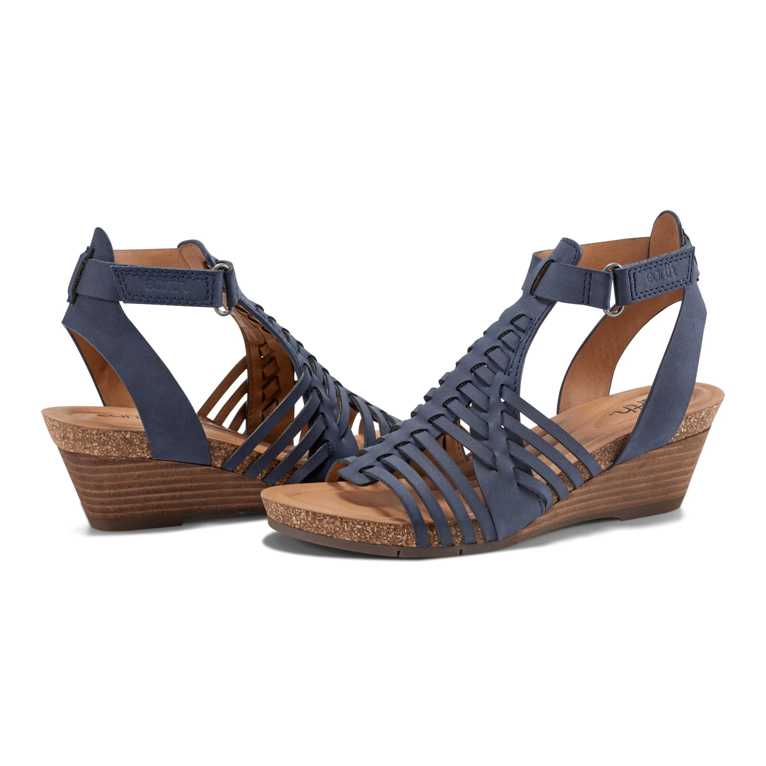 Sandales compensées à lanières Hattie Round Toe