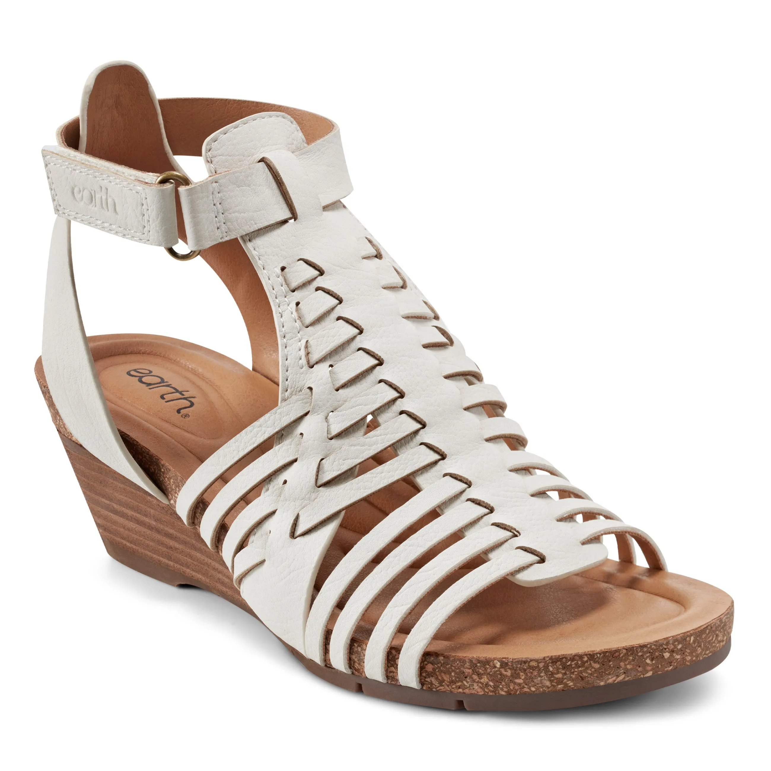 Sandales compensées à lanières Hattie Round Toe