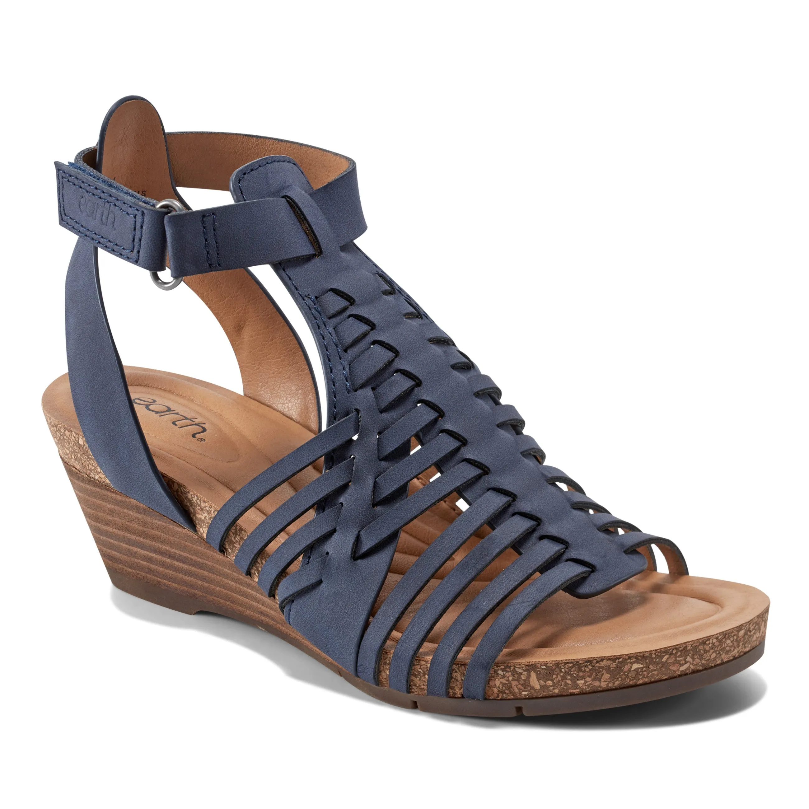 Sandales compensées à lanières Hattie Round Toe