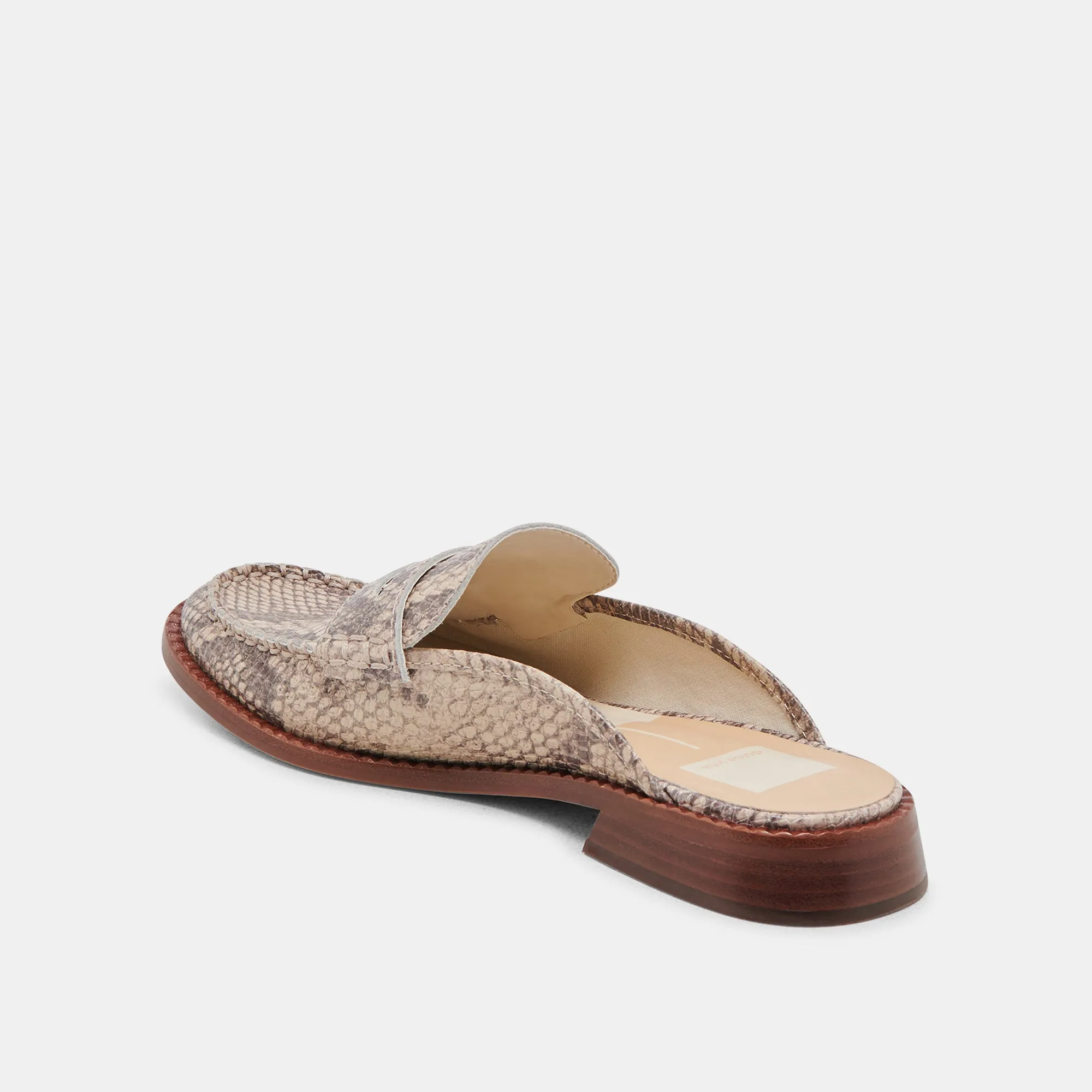 HAVAN LOAFERS SABLE SERPENT EMBOSSÉ