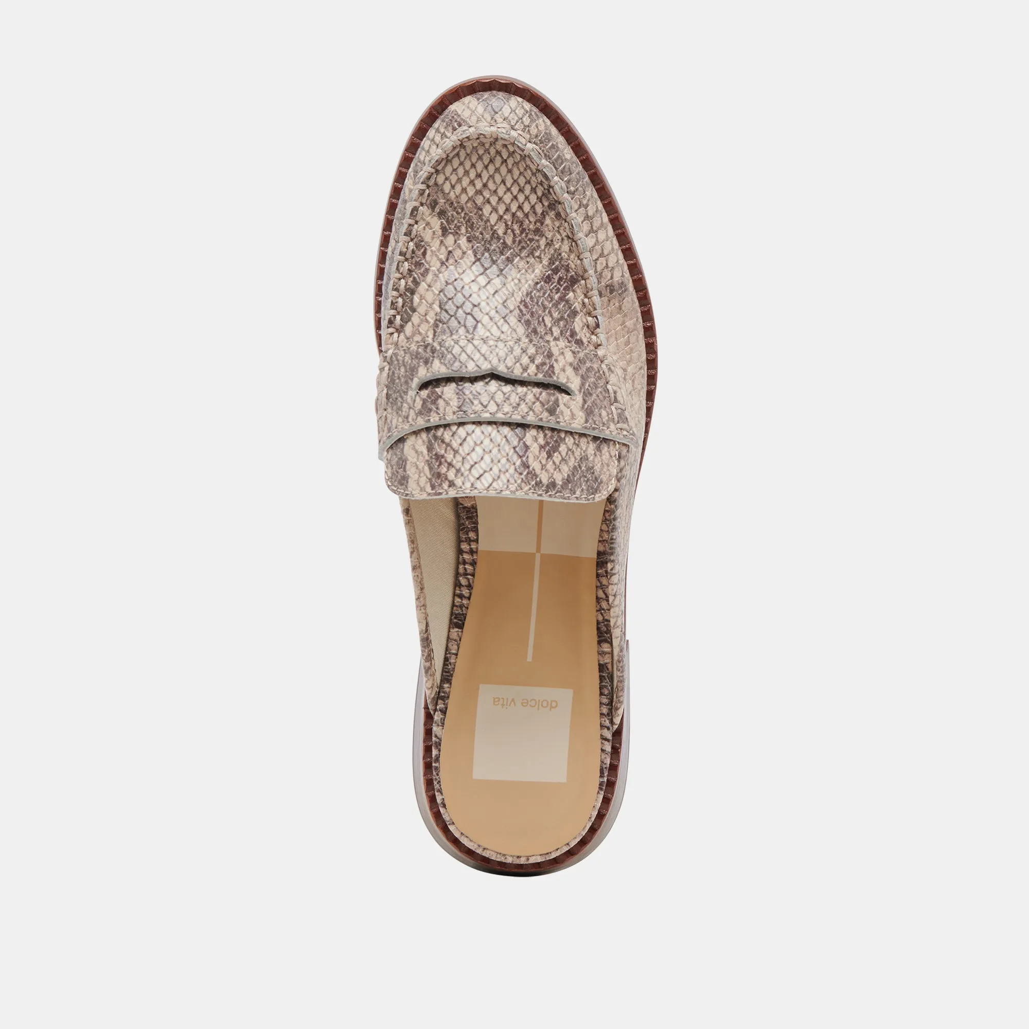 HAVAN LOAFERS SABLE SERPENT EMBOSSÉ