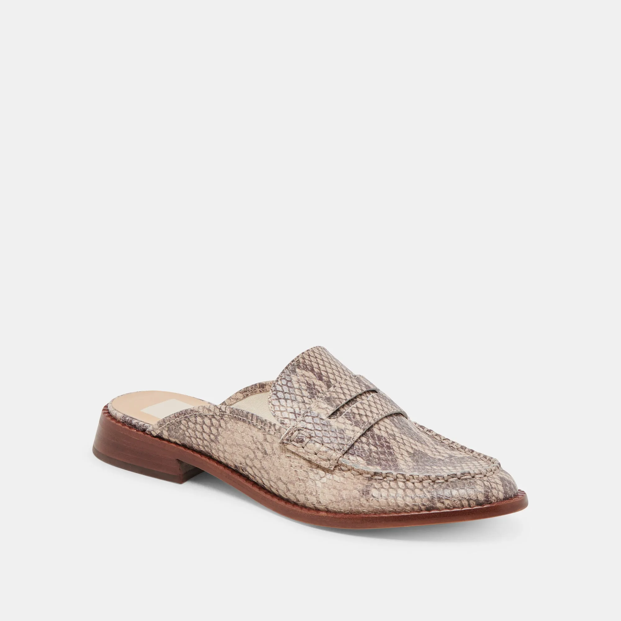HAVAN LOAFERS SABLE SERPENT EMBOSSÉ
