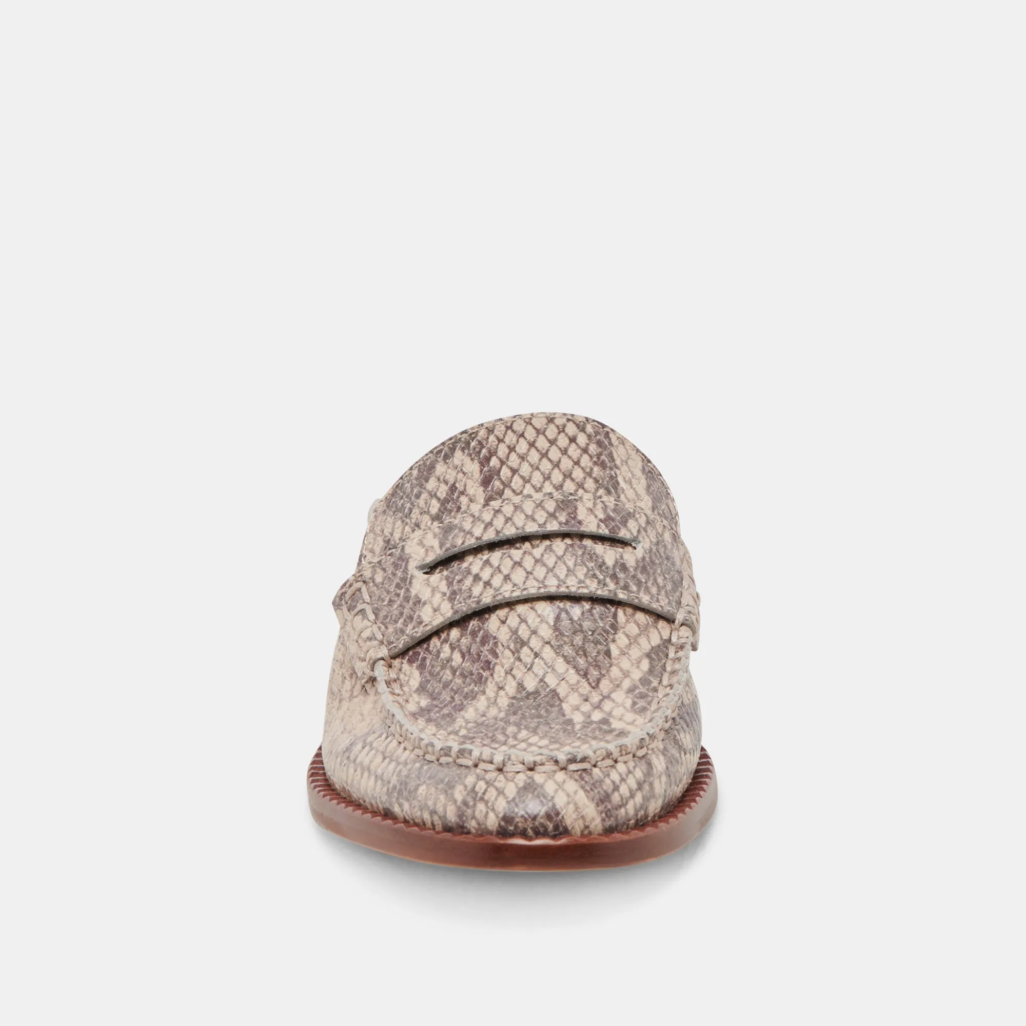 HAVAN LOAFERS SABLE SERPENT EMBOSSÉ