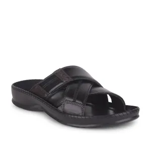 Pantoufles Décontractées Noires Healers Pour Hommes STARC-2E Par Liberty