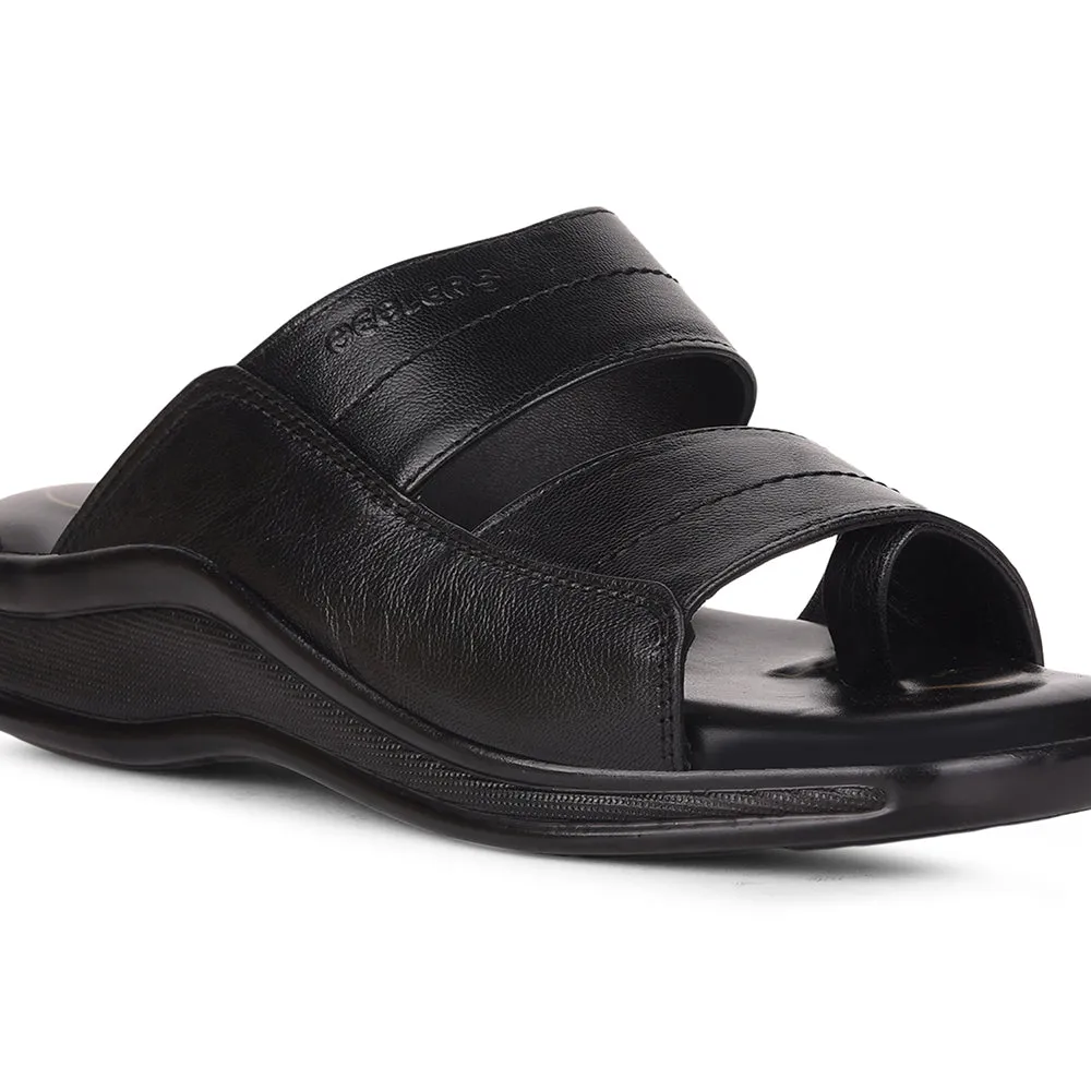 Healers By Liberty 2050-905 Pantoufles Décontractées Pour Hommes - Noir