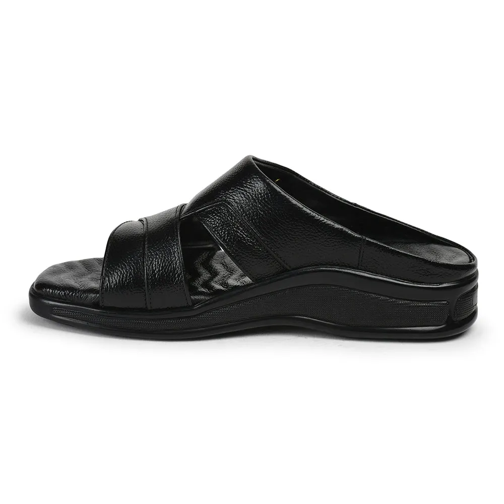Healers By Liberty Men 2050-802 Pantoufles Décontractées Noires