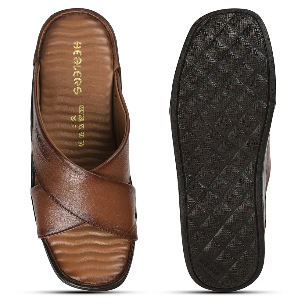 Mules décontractées beige 2191-700 par Liberty Men