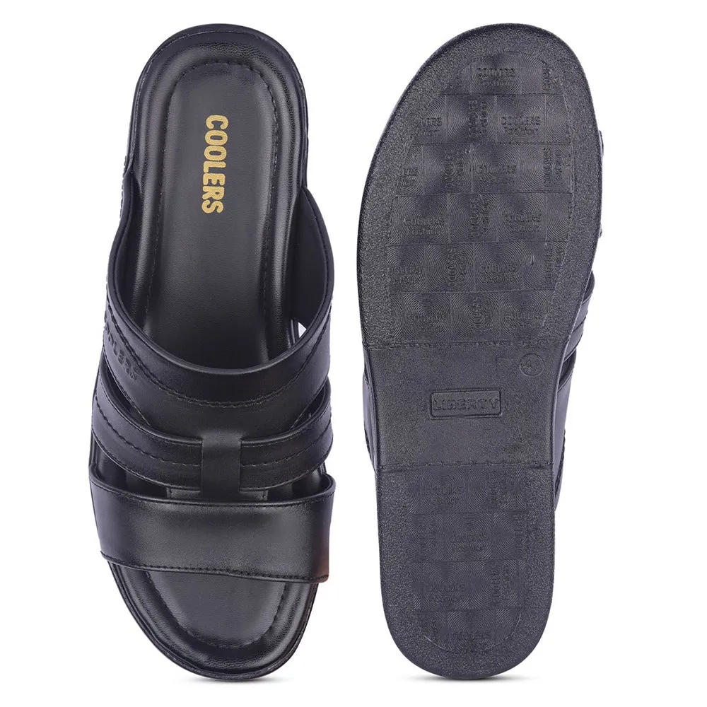 Chaussons décontractés noirs ZUNAIRIO-E pour hommes par Healers By Liberty