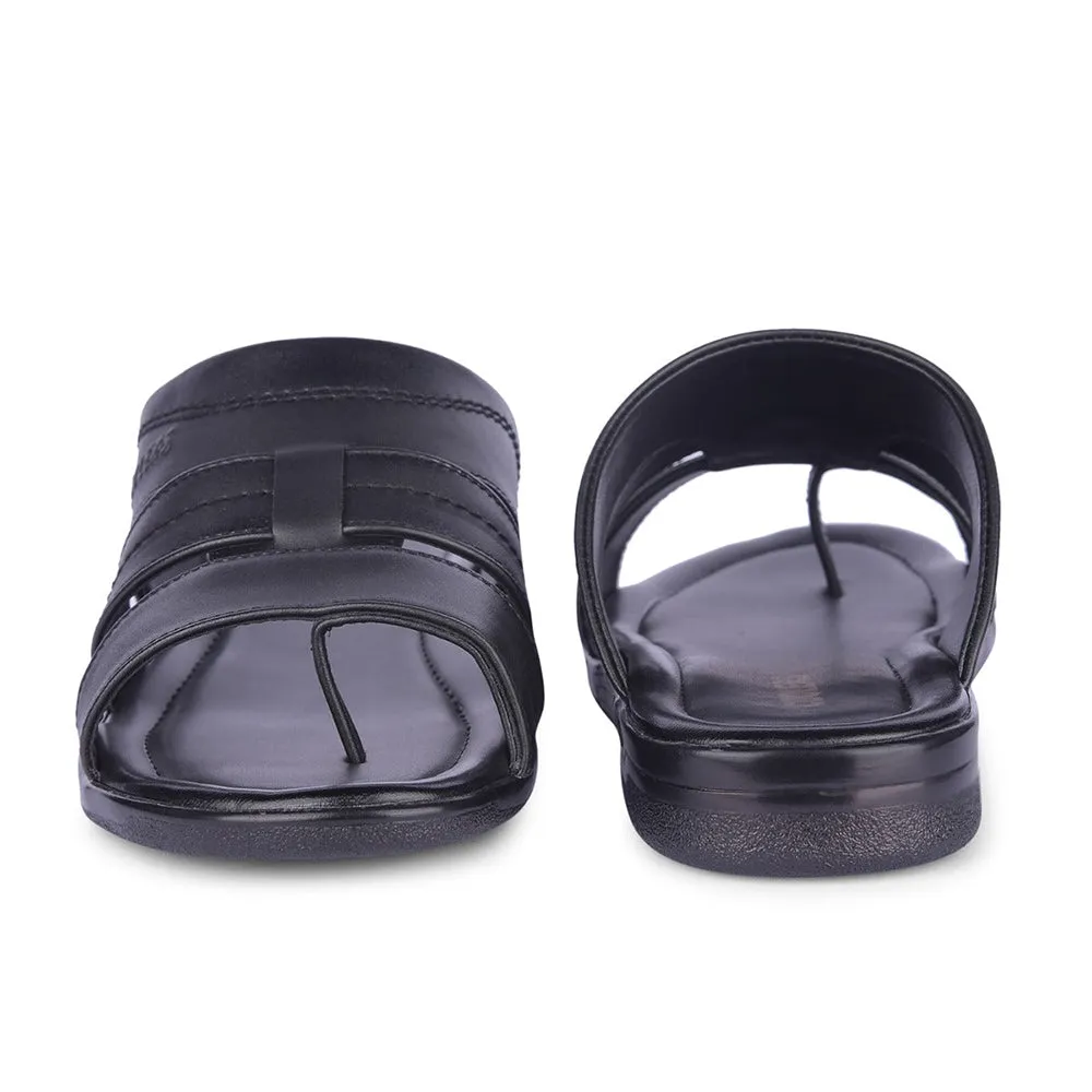 Chaussons décontractés noirs ZUNAIRIO-E pour hommes par Healers By Liberty
