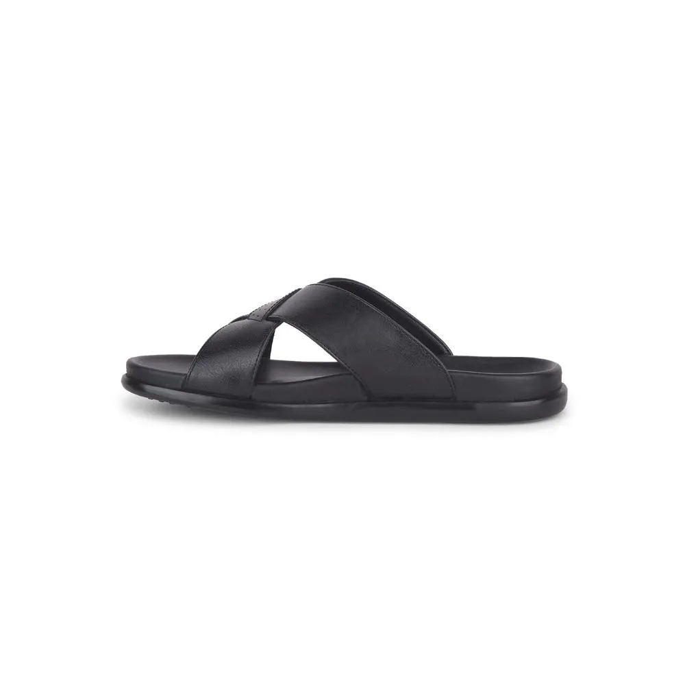 Chaussons décontractés noirs Healers pour hommes LEEKS-2 par Liberty