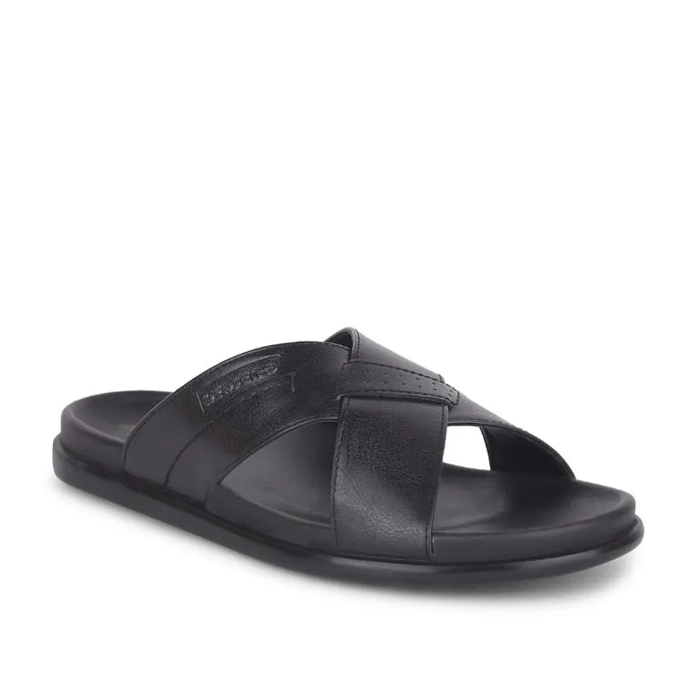 Chaussons décontractés noirs Healers pour hommes LEEKS-2 par Liberty