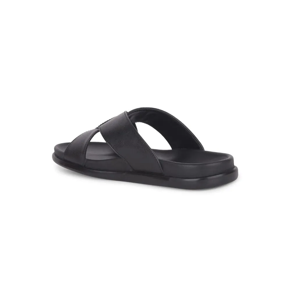 Chaussons décontractés noirs Healers pour hommes LEEKS-2 par Liberty