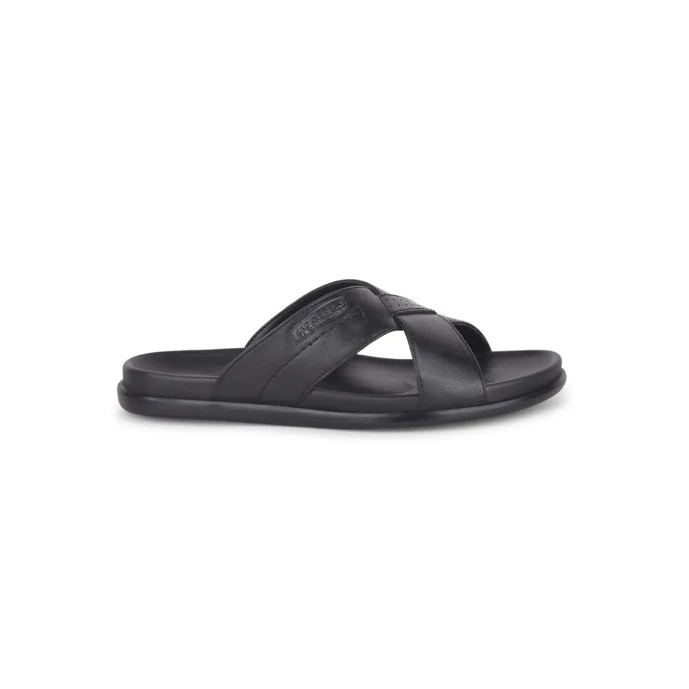 Chaussons décontractés noirs Healers pour hommes LEEKS-2 par Liberty