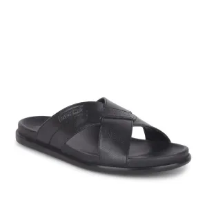 Chaussons décontractés noirs Healers pour hommes LEEKS-2 par Liberty