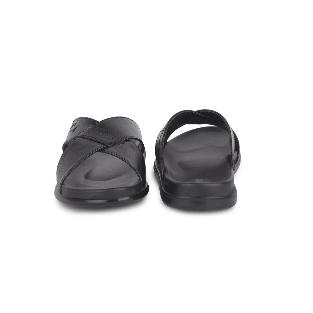 Chaussons décontractés noirs Healers pour hommes LEEKS-2 par Liberty