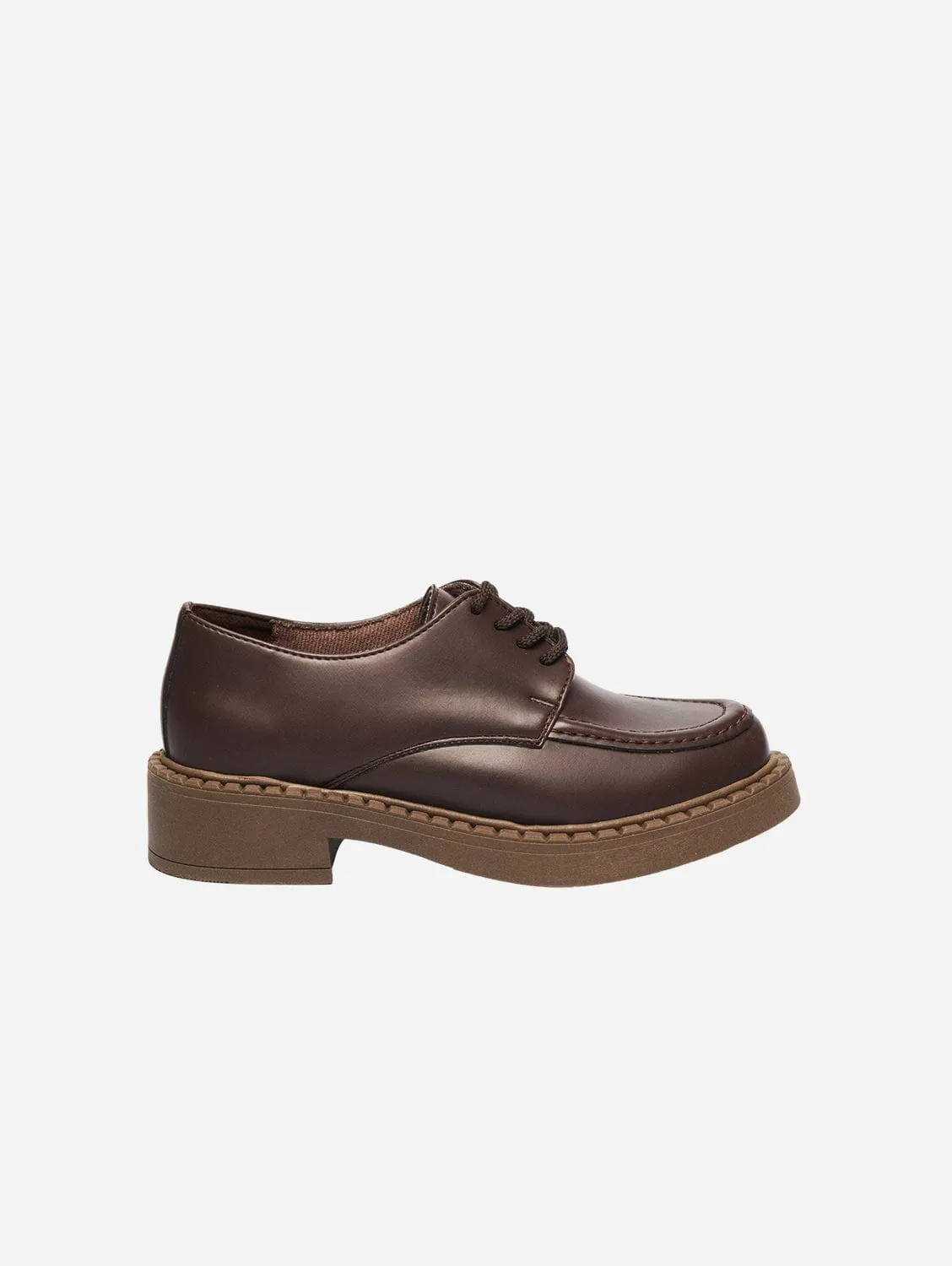 Mocassins Végans en Cuir Pomme pour Femmes Helen | Chocolat