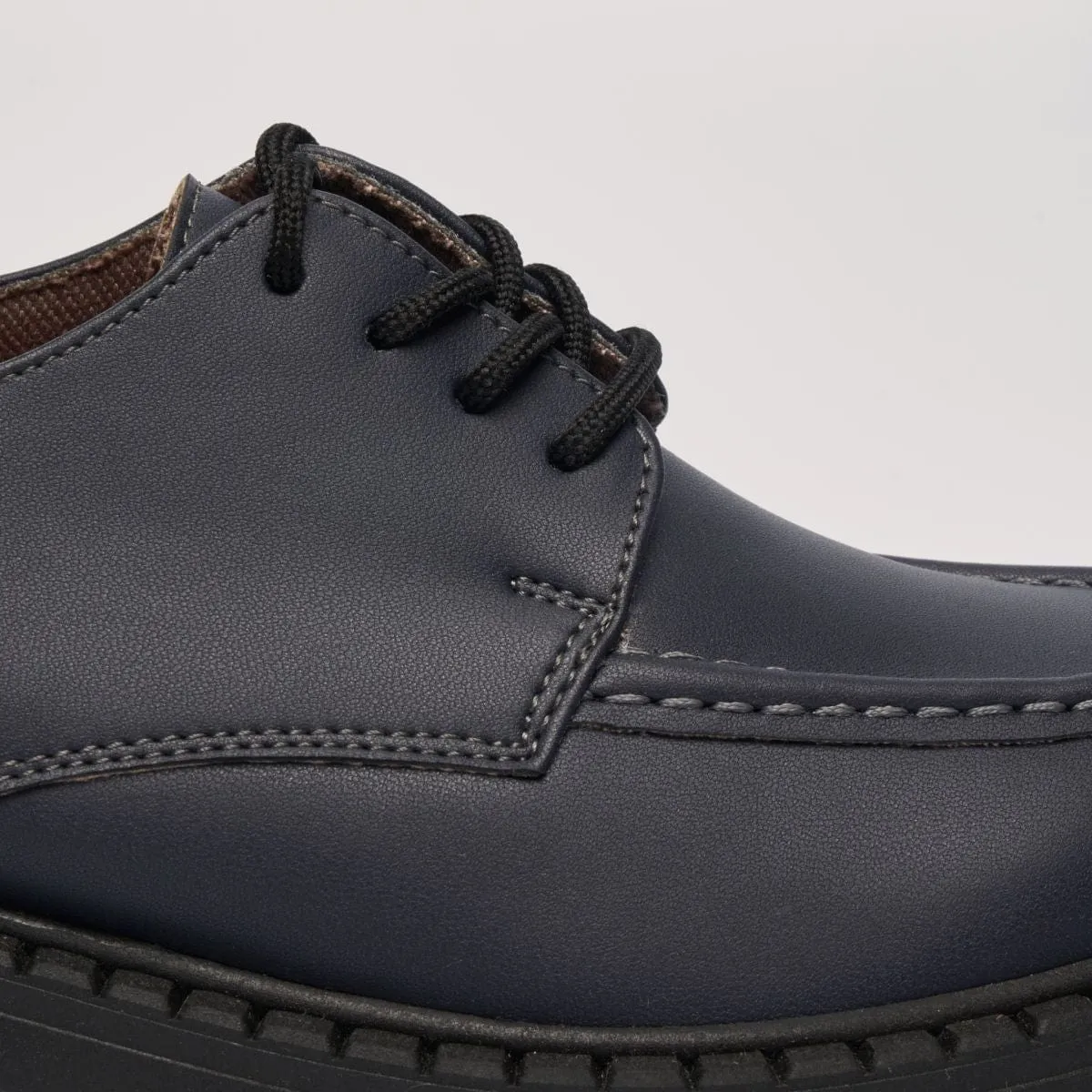Mocassins Végans en Similicuir de Maïs pour Femmes Helen | Bleu Marine