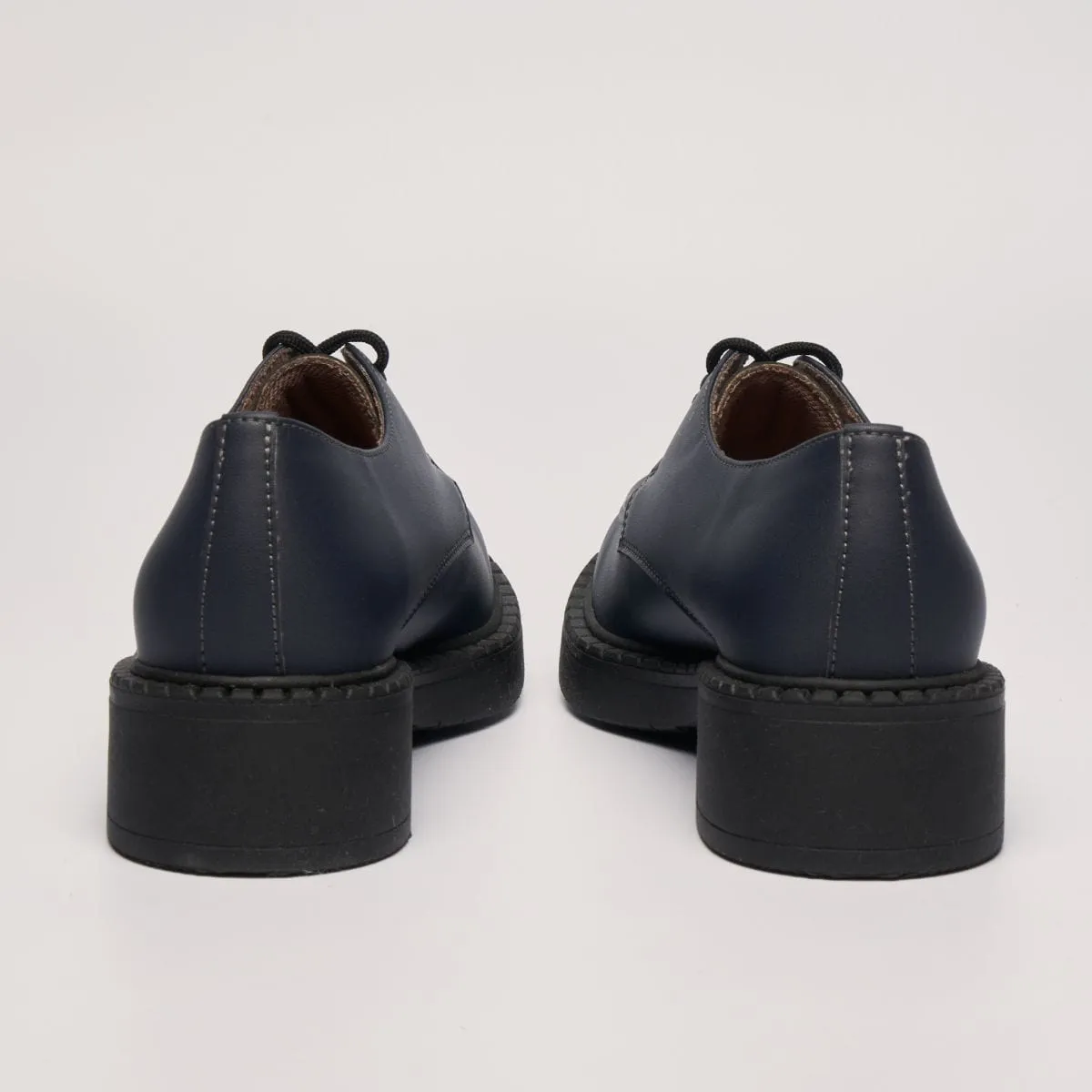 Mocassins Végans en Similicuir de Maïs pour Femmes Helen | Bleu Marine