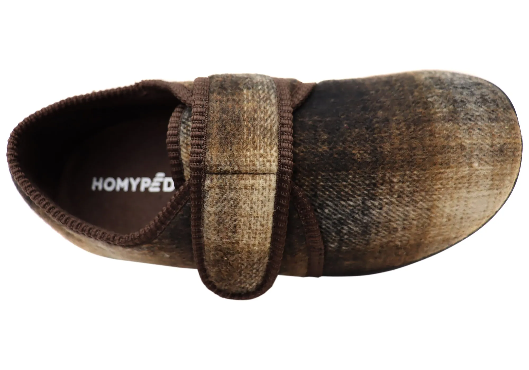 Homyped Chaussures Hommes Ando à Lanière Réglable Pantoufles Extra Extra Larges