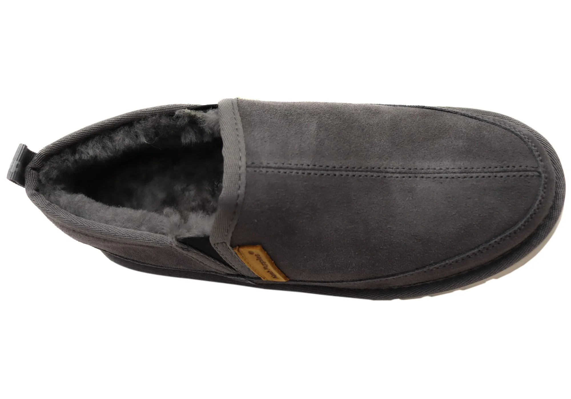 Hush Puppies Léopold Pantoufles Confortables pour Hommes à Large Emboîture Chaussures Hush Puppies