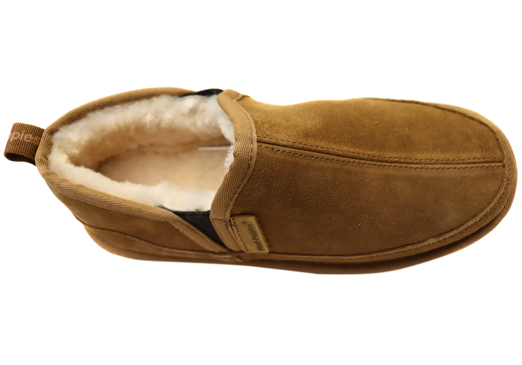 Hush Puppies Léopold Pantoufles Confortables pour Hommes à Large Emboîture Chaussures Hush Puppies