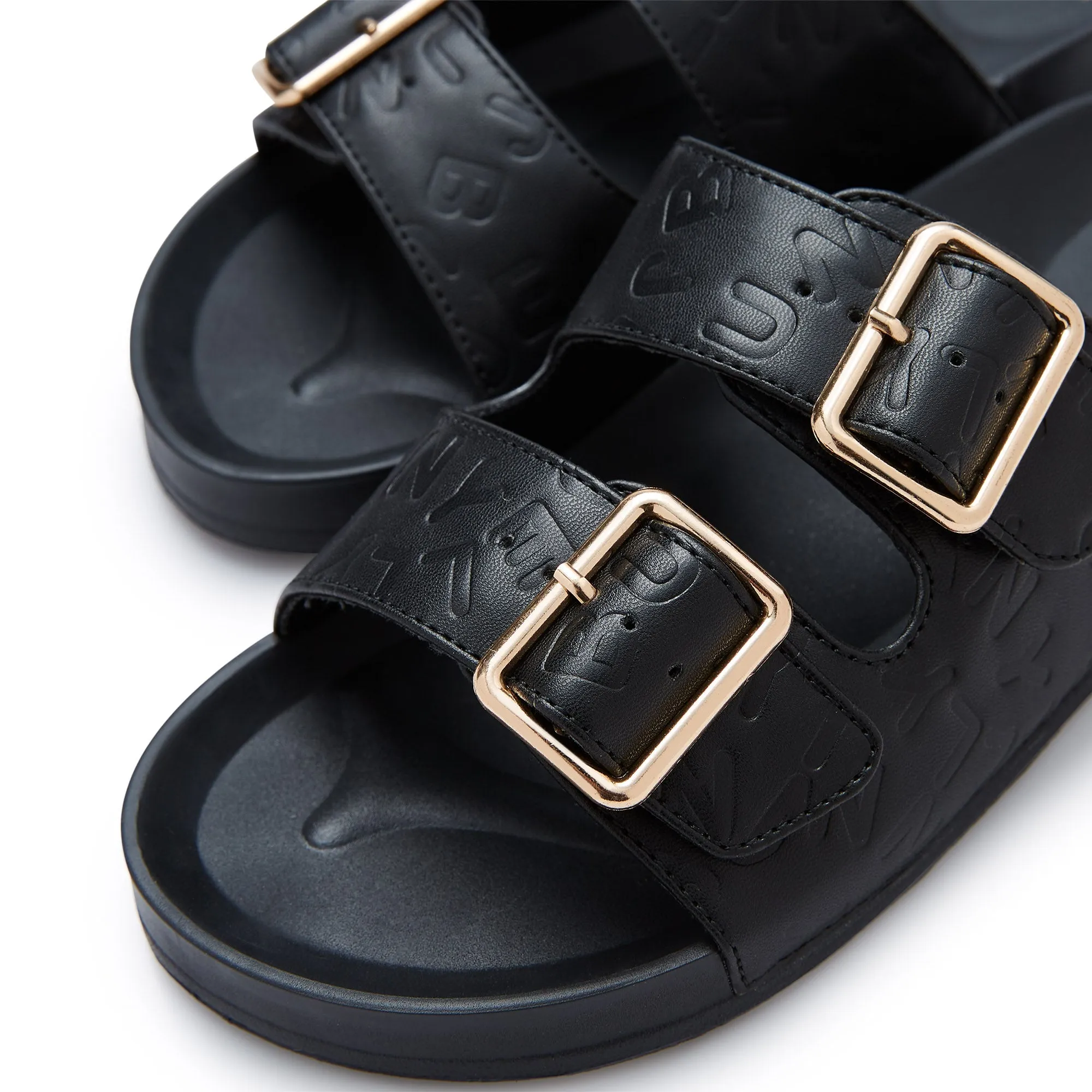 Jane New Monogram Sliders Noir