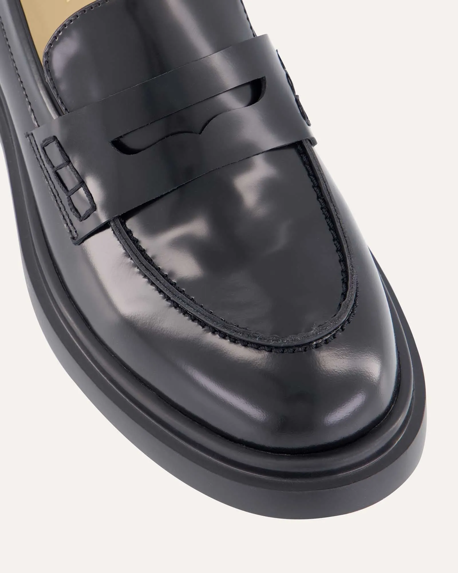 MOCASSINS JARVIS EN CUIR NOIR