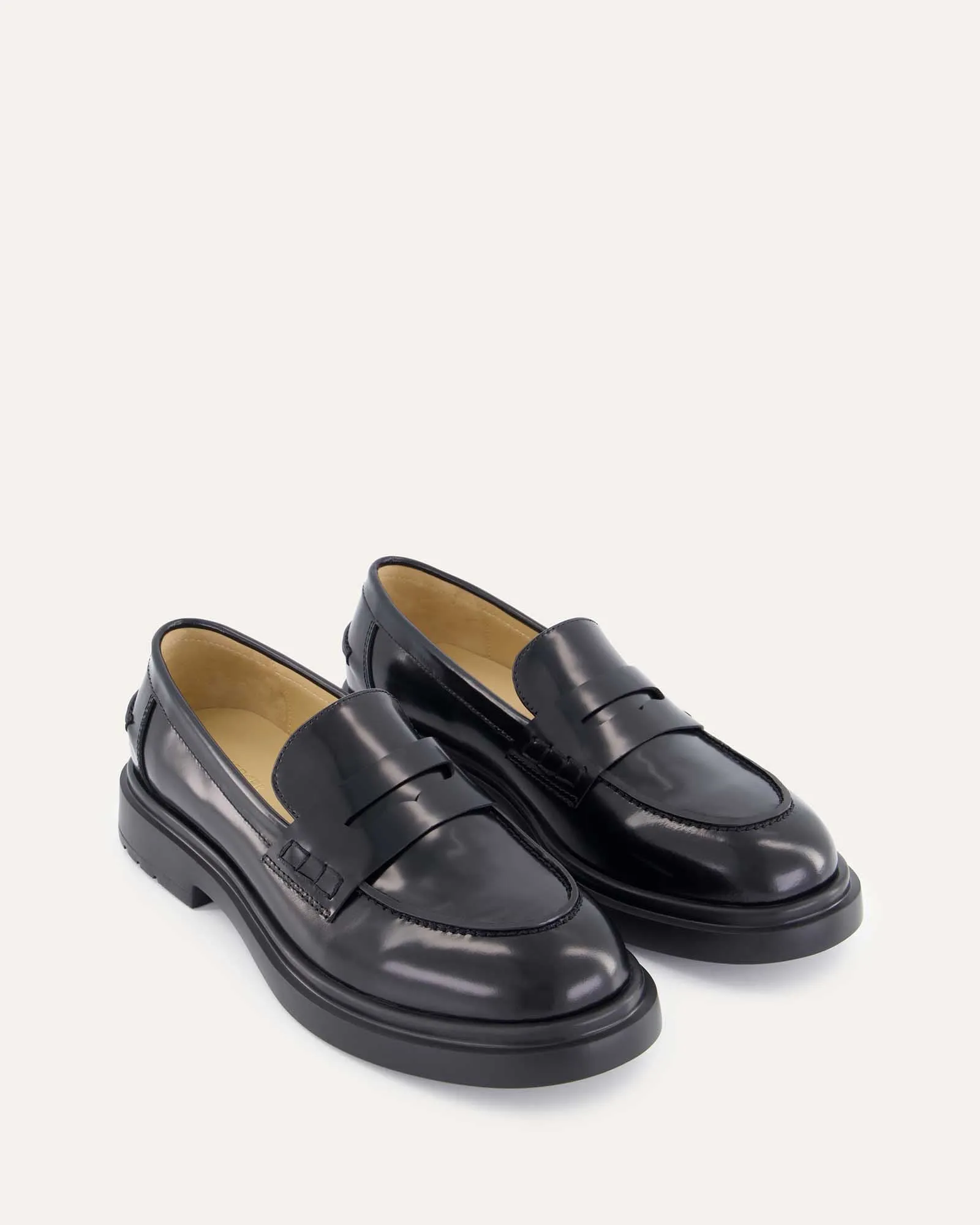 MOCASSINS JARVIS EN CUIR NOIR