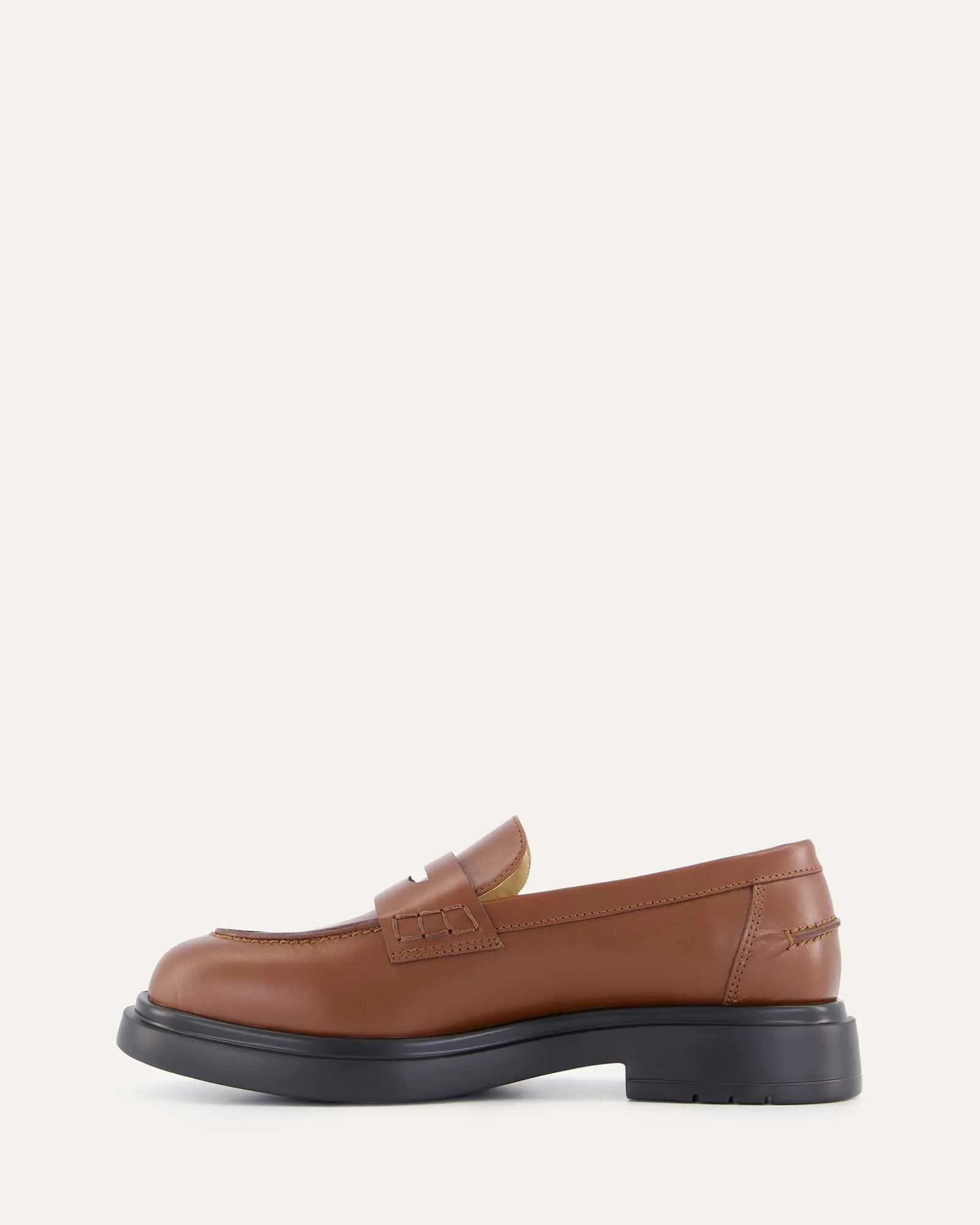 MOCASSINS JARVIS EN CUIR MARRON