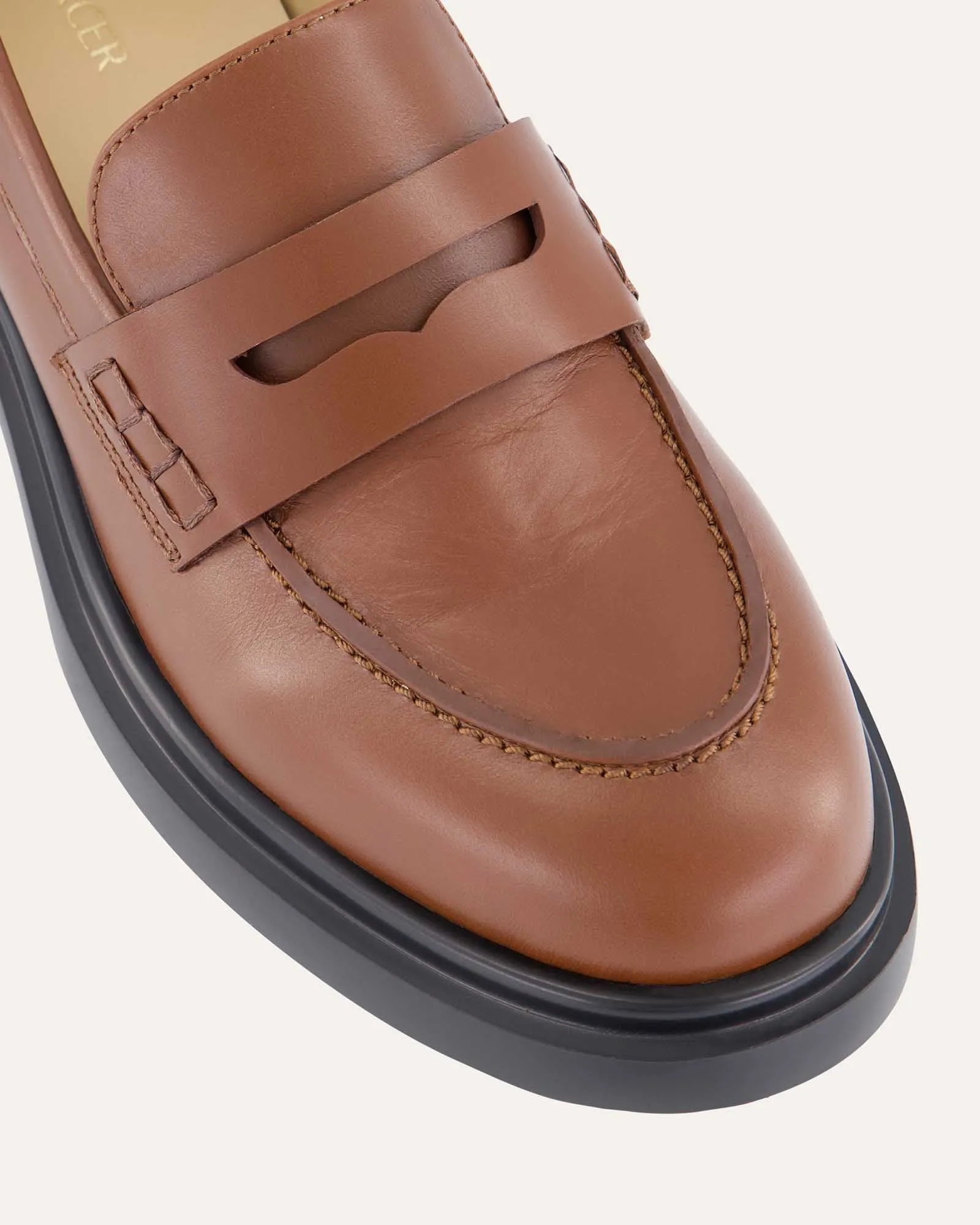 MOCASSINS JARVIS EN CUIR MARRON