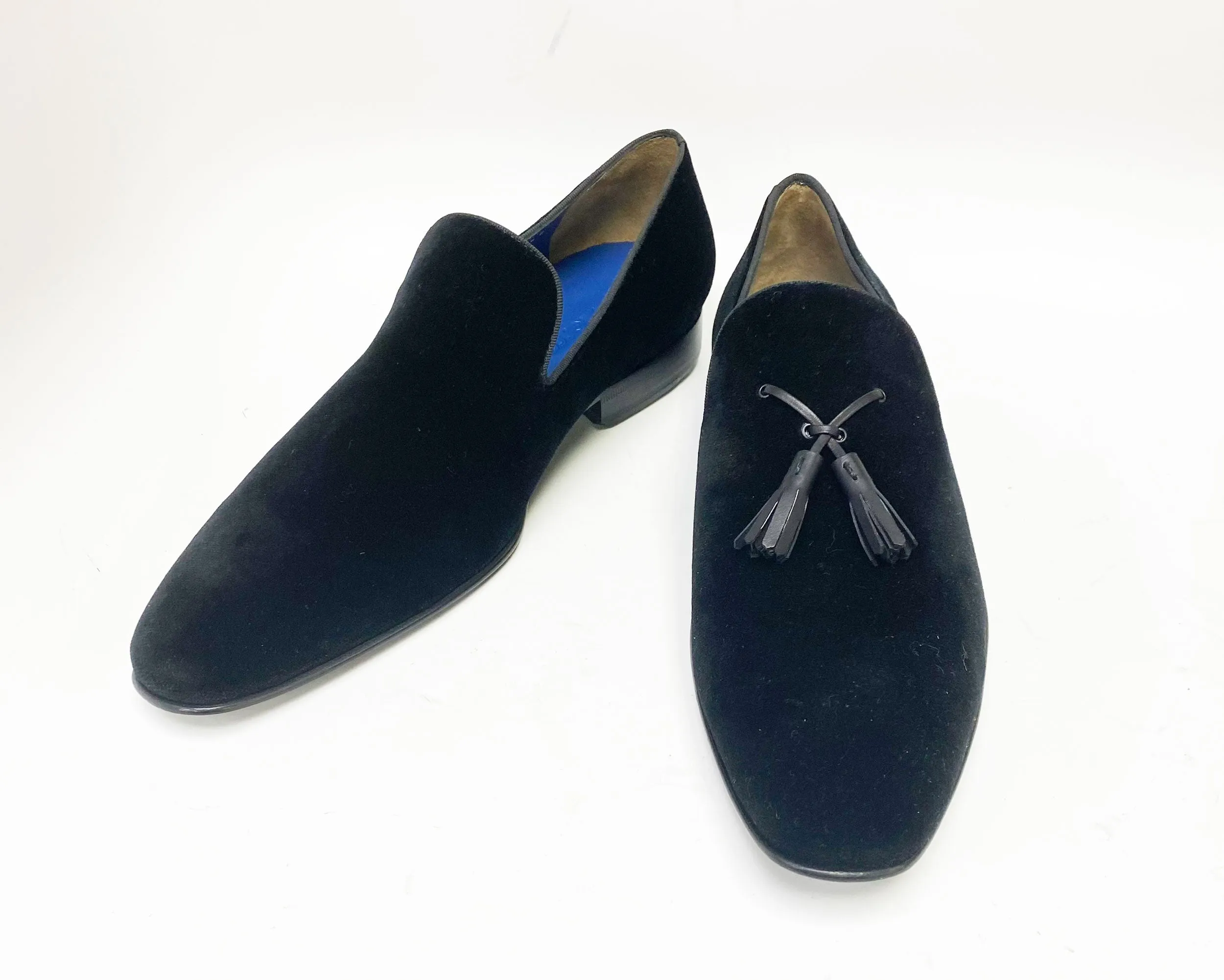 Jean Pierre Velvet Venetian Loafer Noir