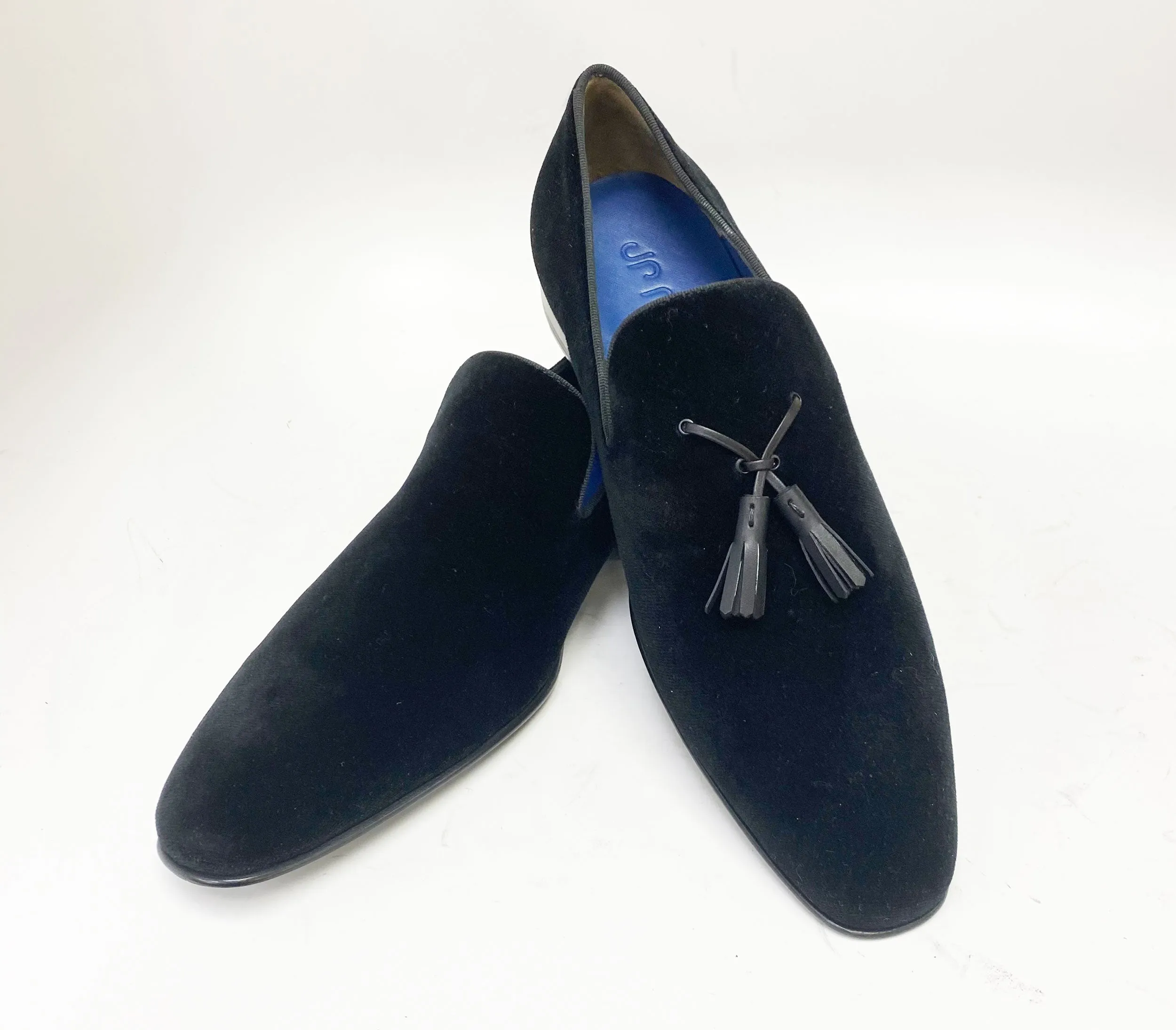 Jean Pierre Velvet Venetian Loafer Noir