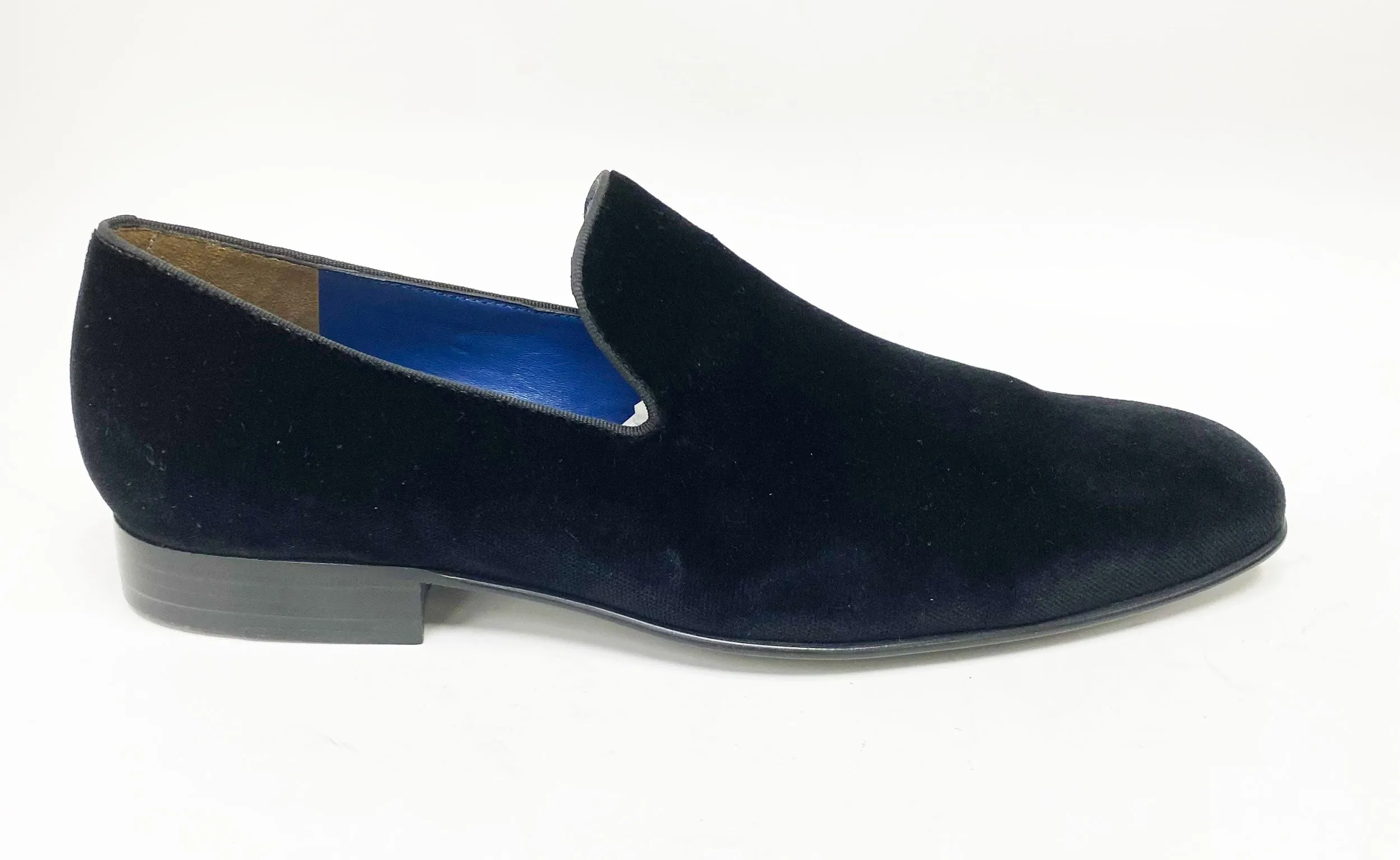 Jean Pierre Velvet Venetian Loafer Noir