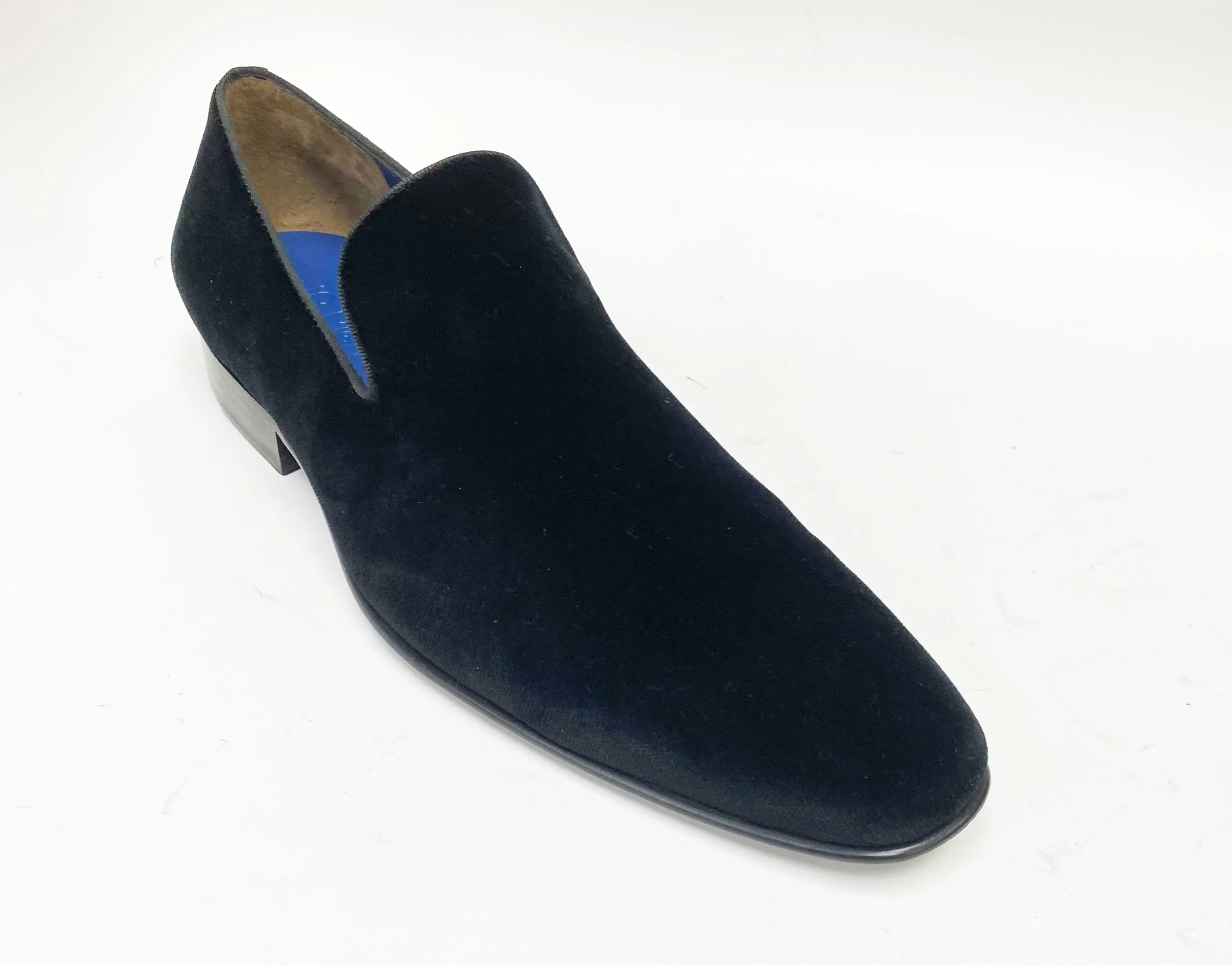 Jean Pierre Velvet Venetian Loafer Noir