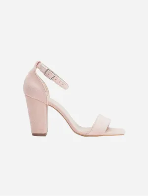 Jess Talons Ouverts en Similicuir Végan | Corail