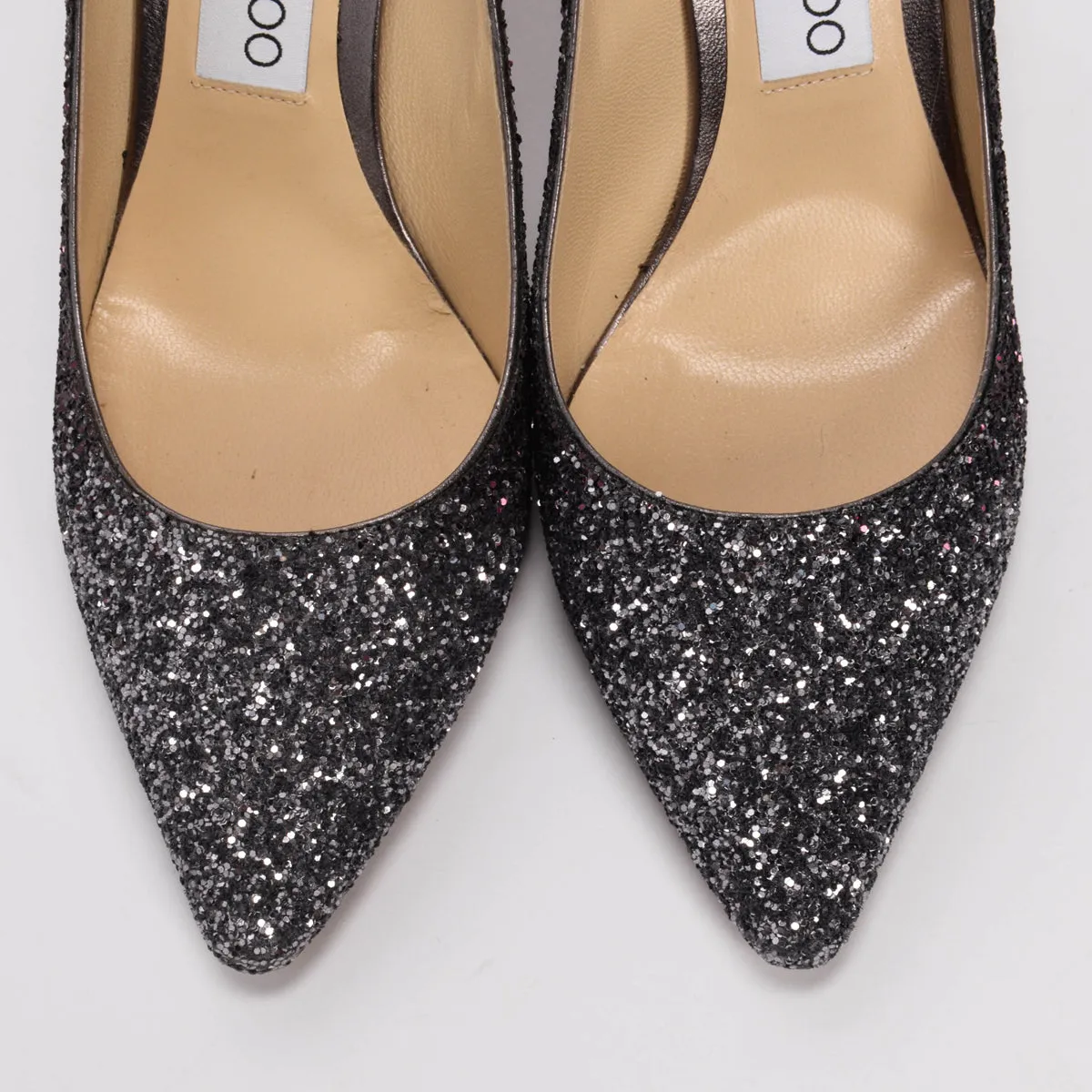 Jimmy Choo Escarpins Romy Noir Ombre à Paillettes 37