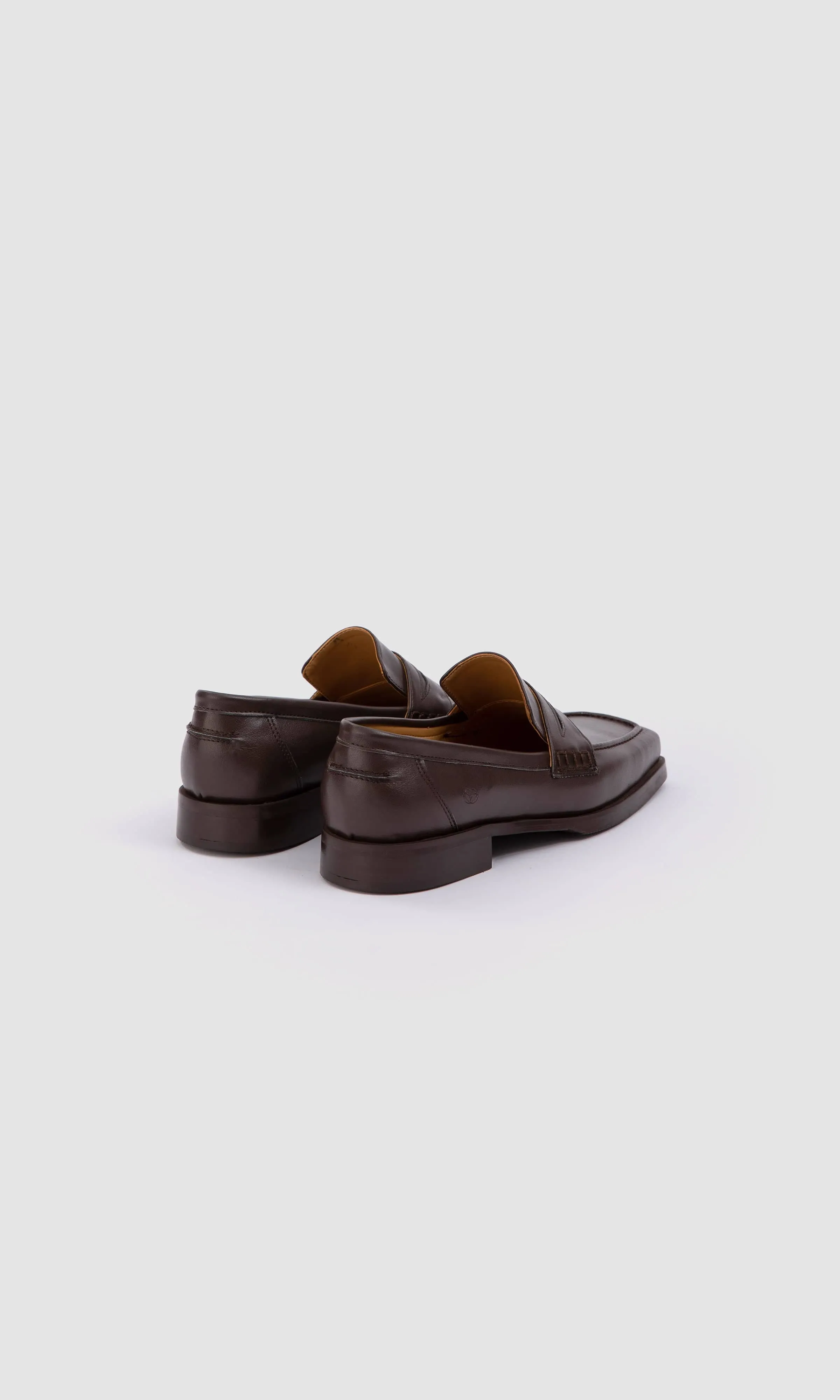Joan Vegan Olive & Pomme Mocassins en Similicuir | Marron