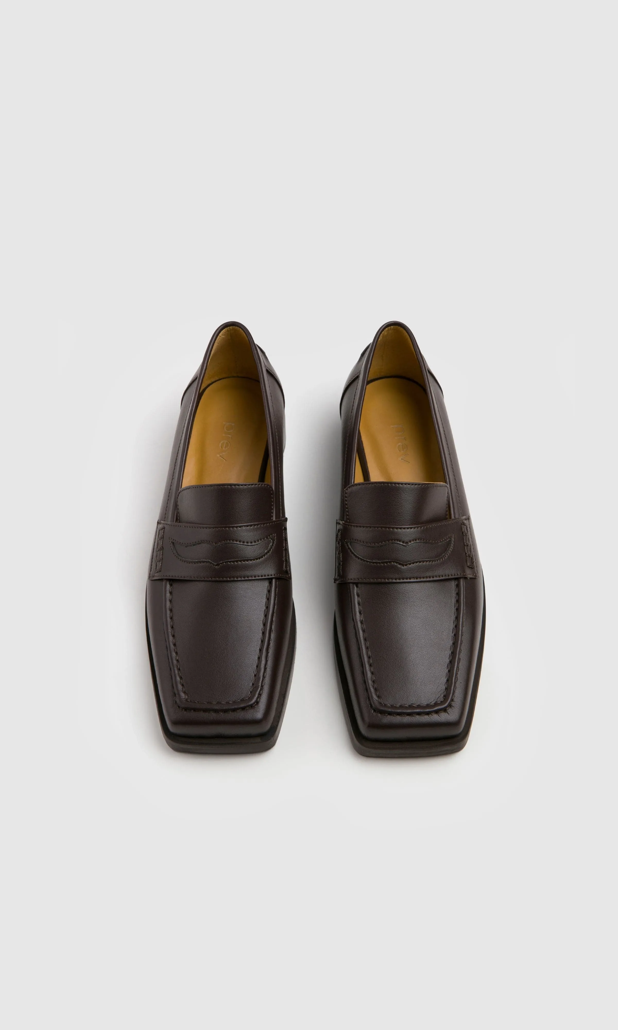 Joan Vegan Olive & Pomme Mocassins en Similicuir | Marron