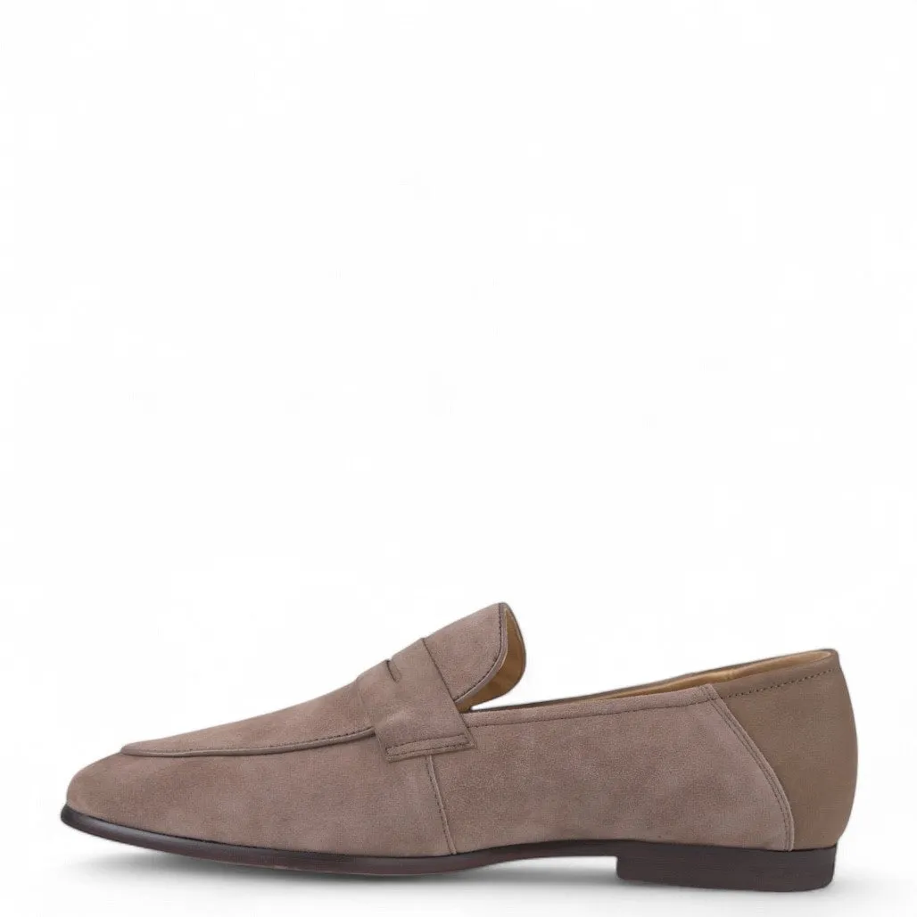 Jonas Mocassins en Suède Taupe