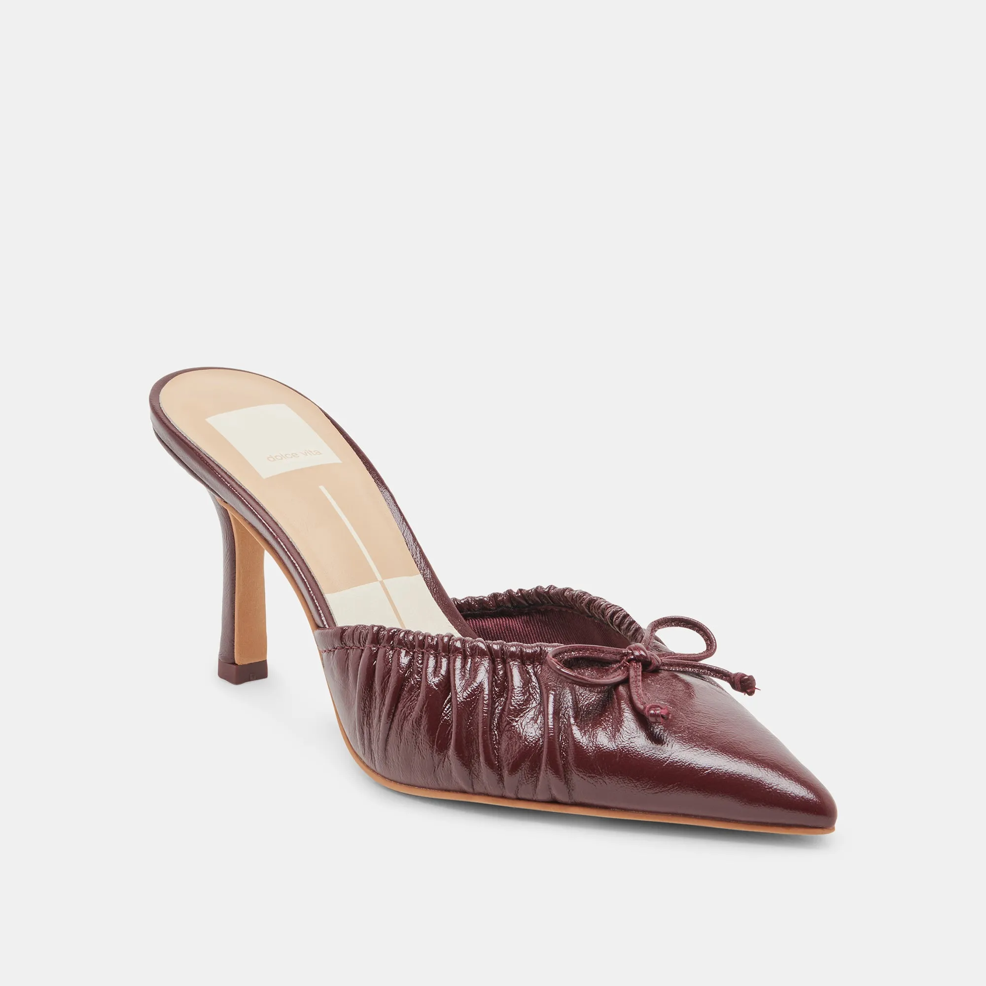 KAIRI TALONS CANNEBERGE FINITION LAQUÉE PLISSÉE