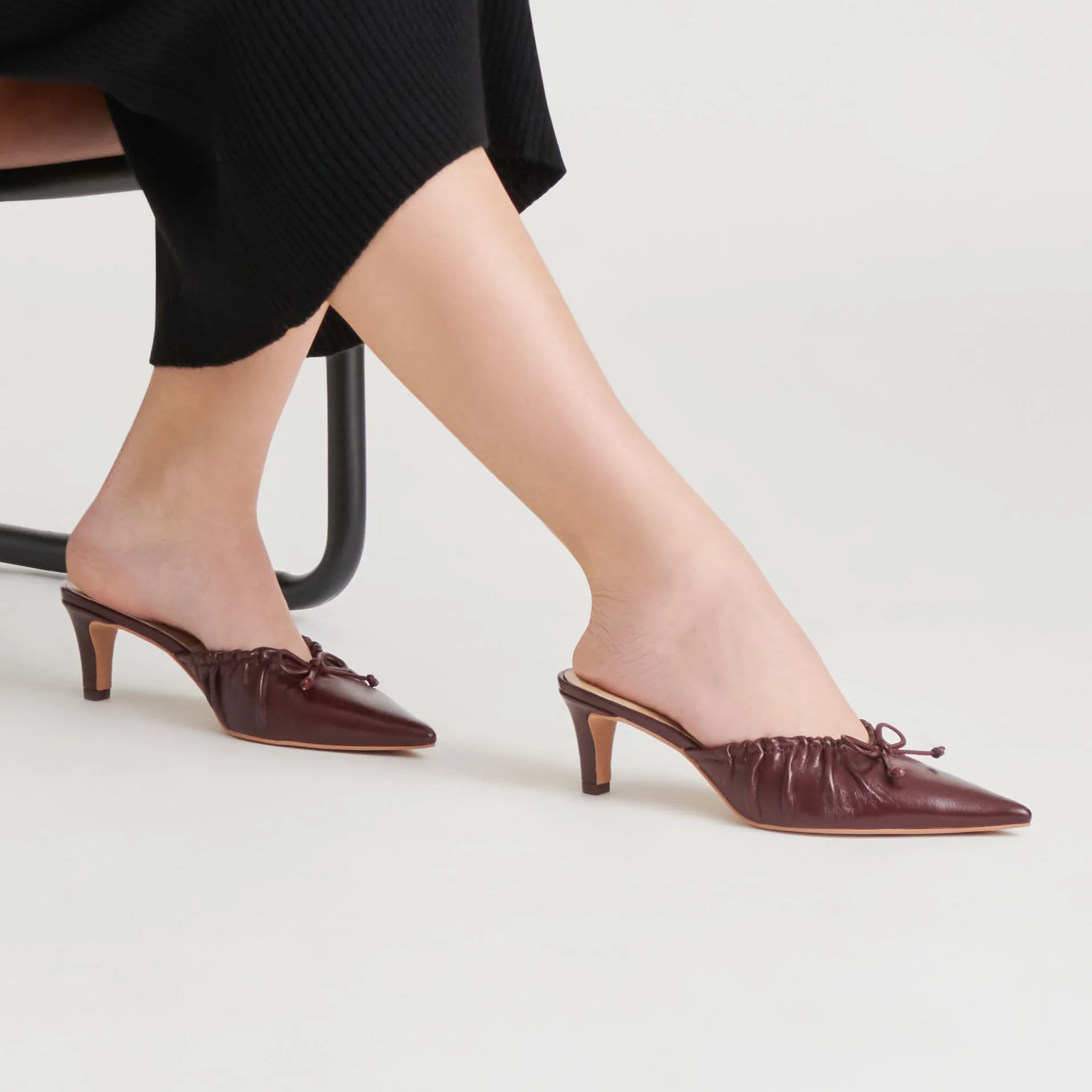 KAIRI TALONS CANNEBERGE FINITION LAQUÉE PLISSÉE