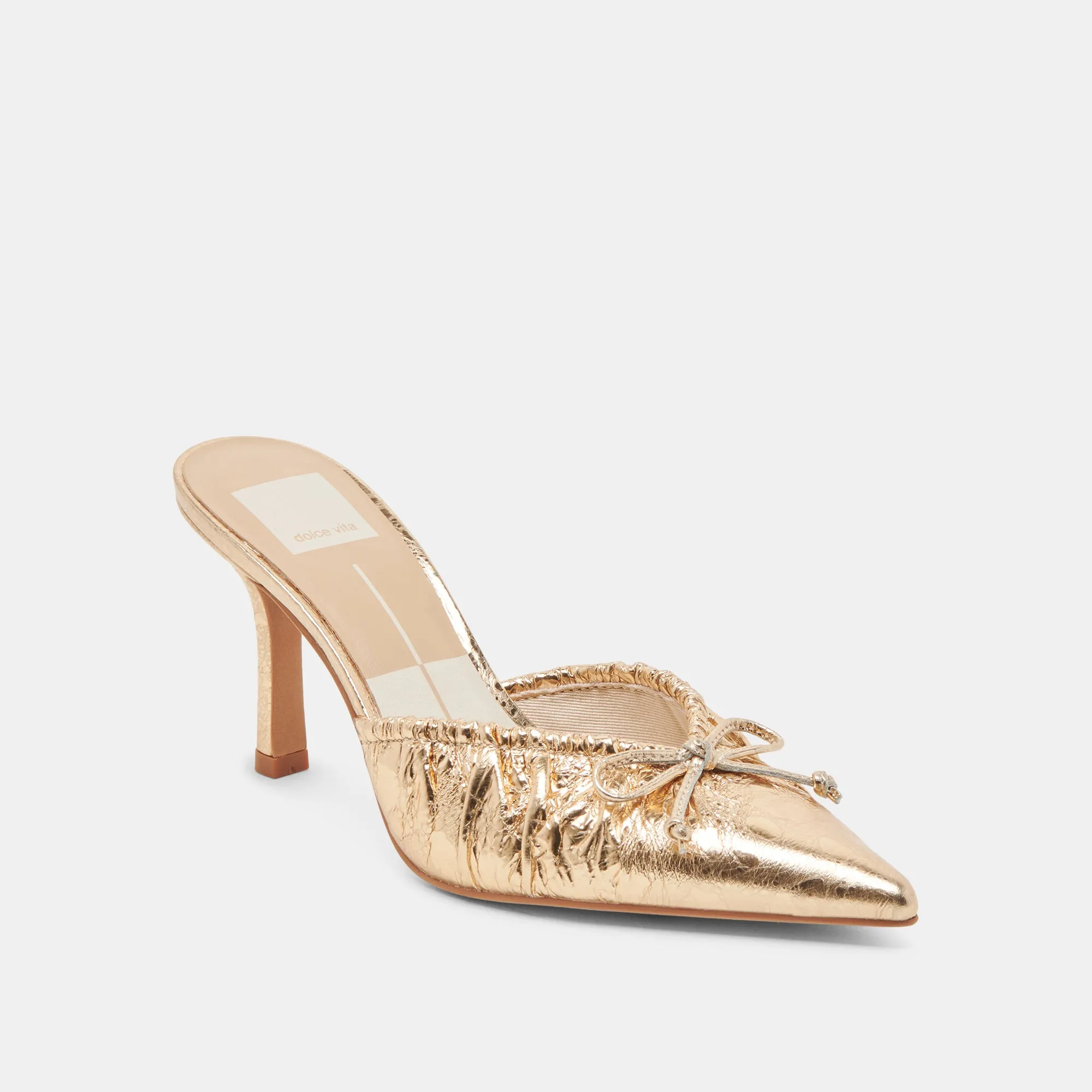 KAIRI TALONS CUIR DORÉ VIEILLI