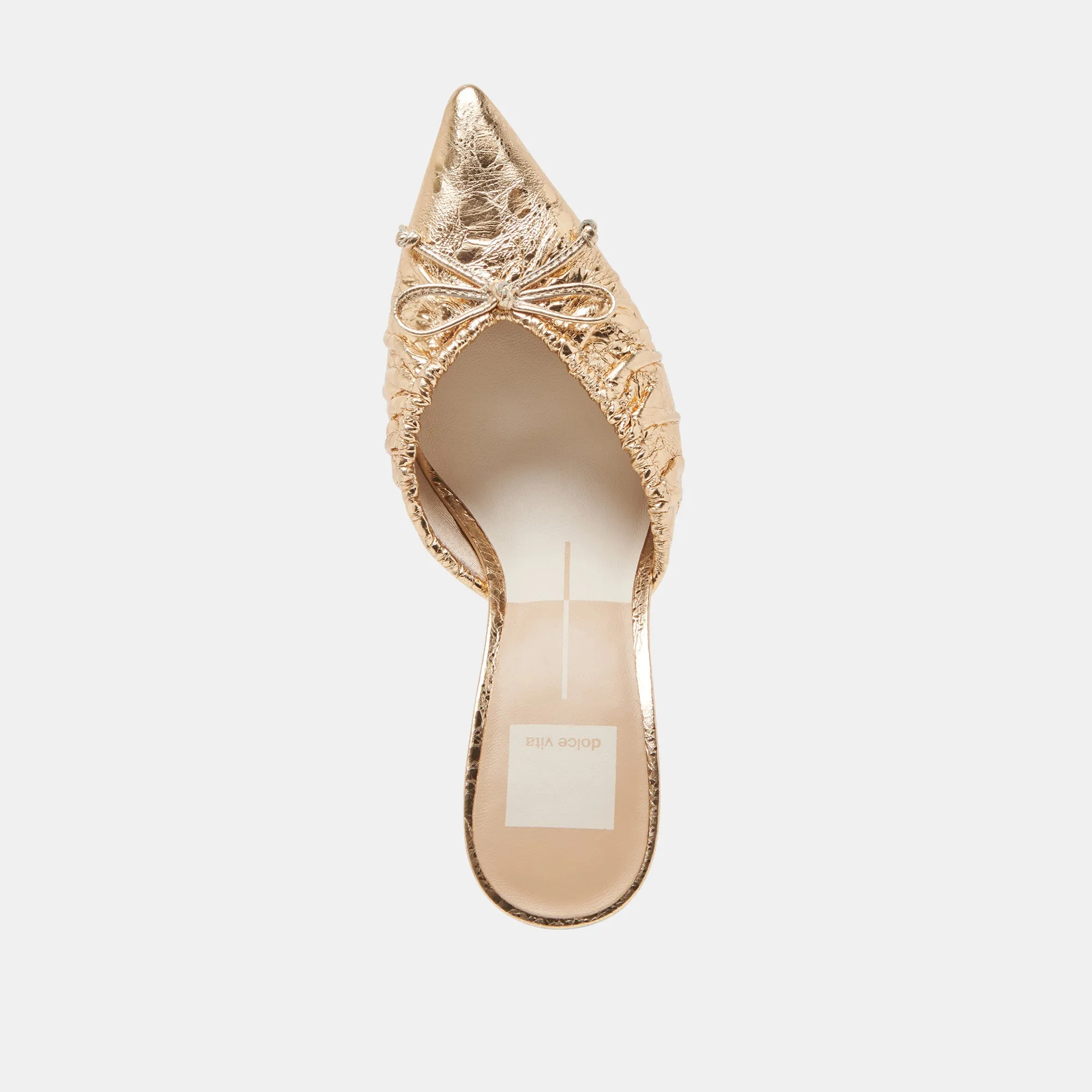 KAIRI TALONS CUIR DORÉ VIEILLI