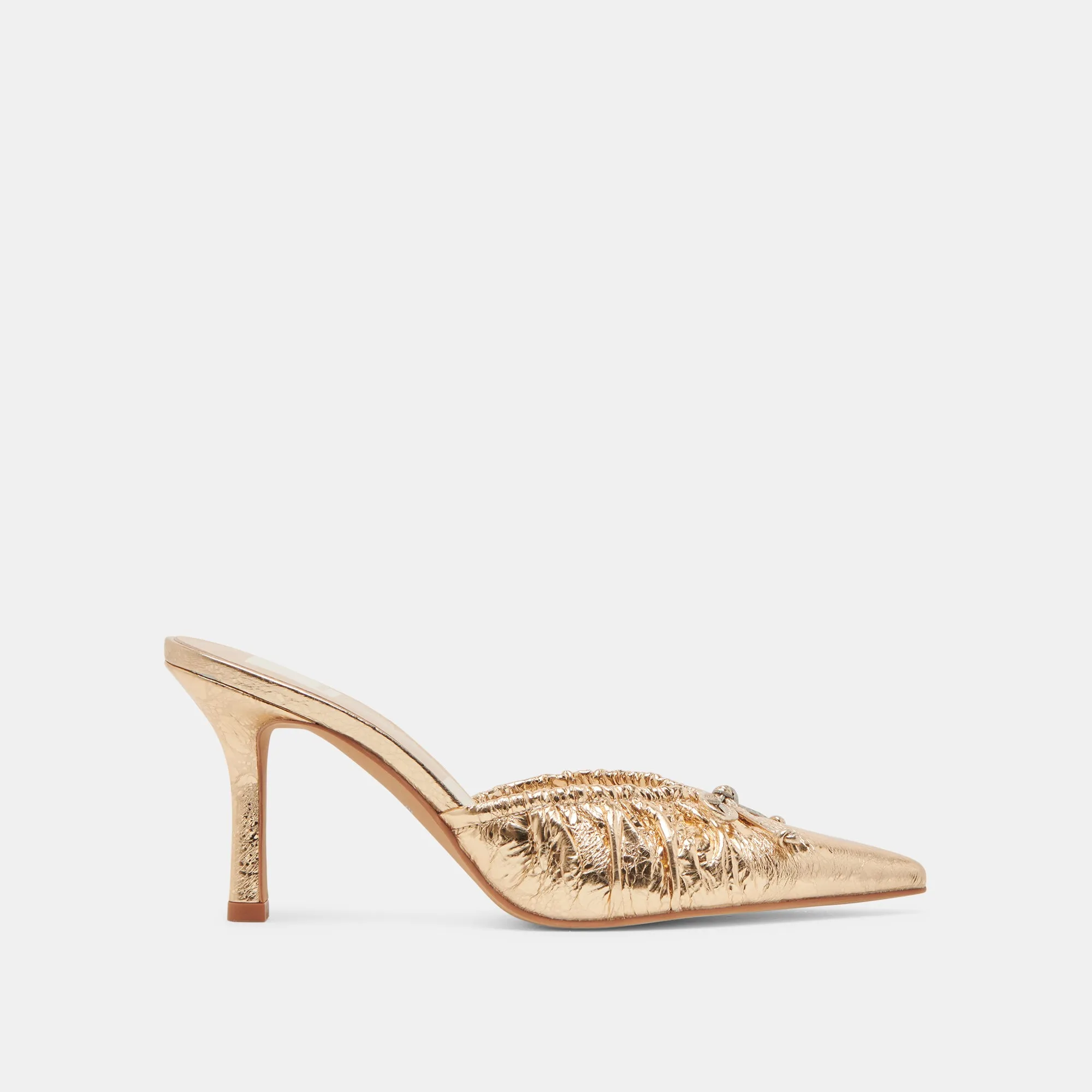KAIRI TALONS CUIR DORÉ VIEILLI