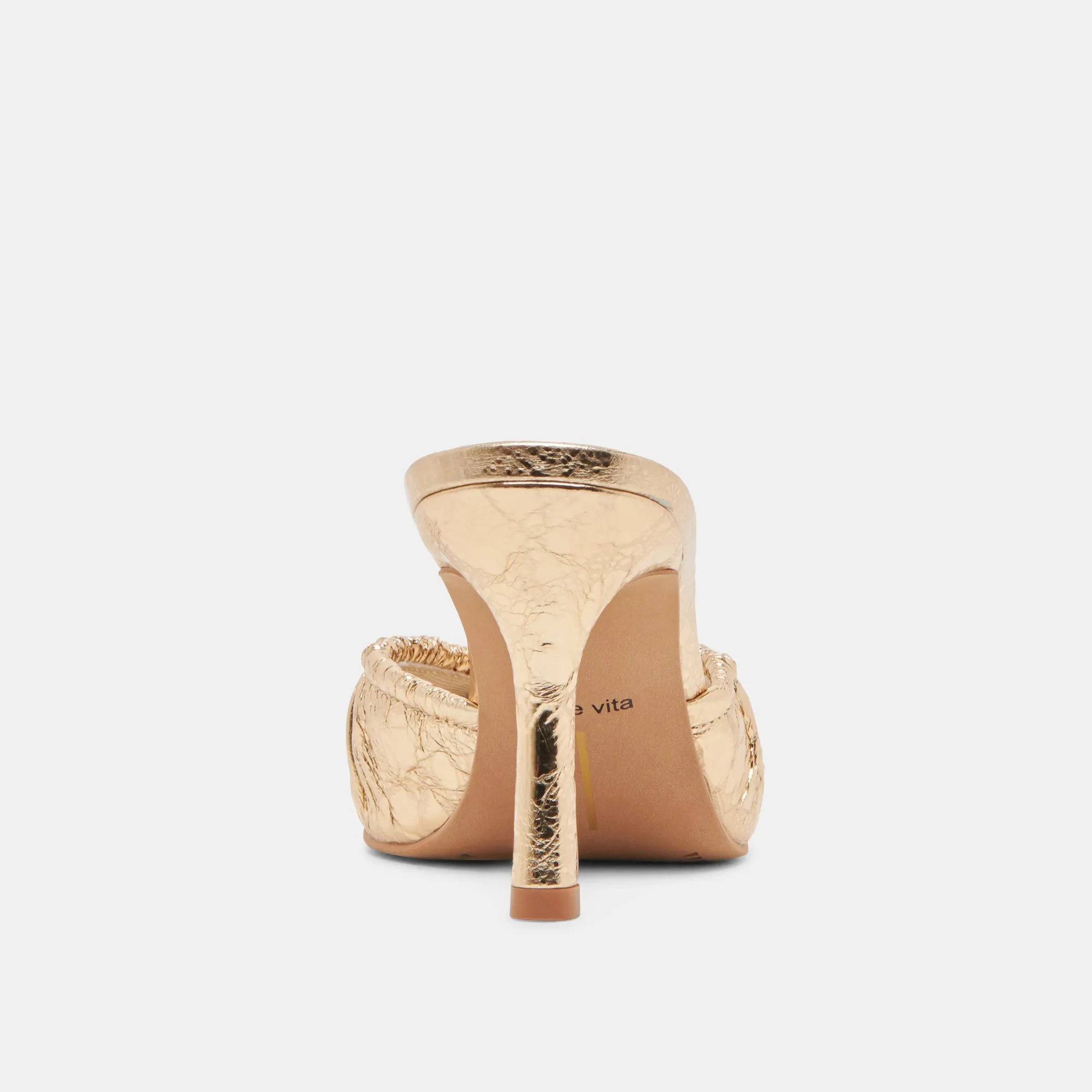 KAIRI TALONS CUIR DORÉ VIEILLI