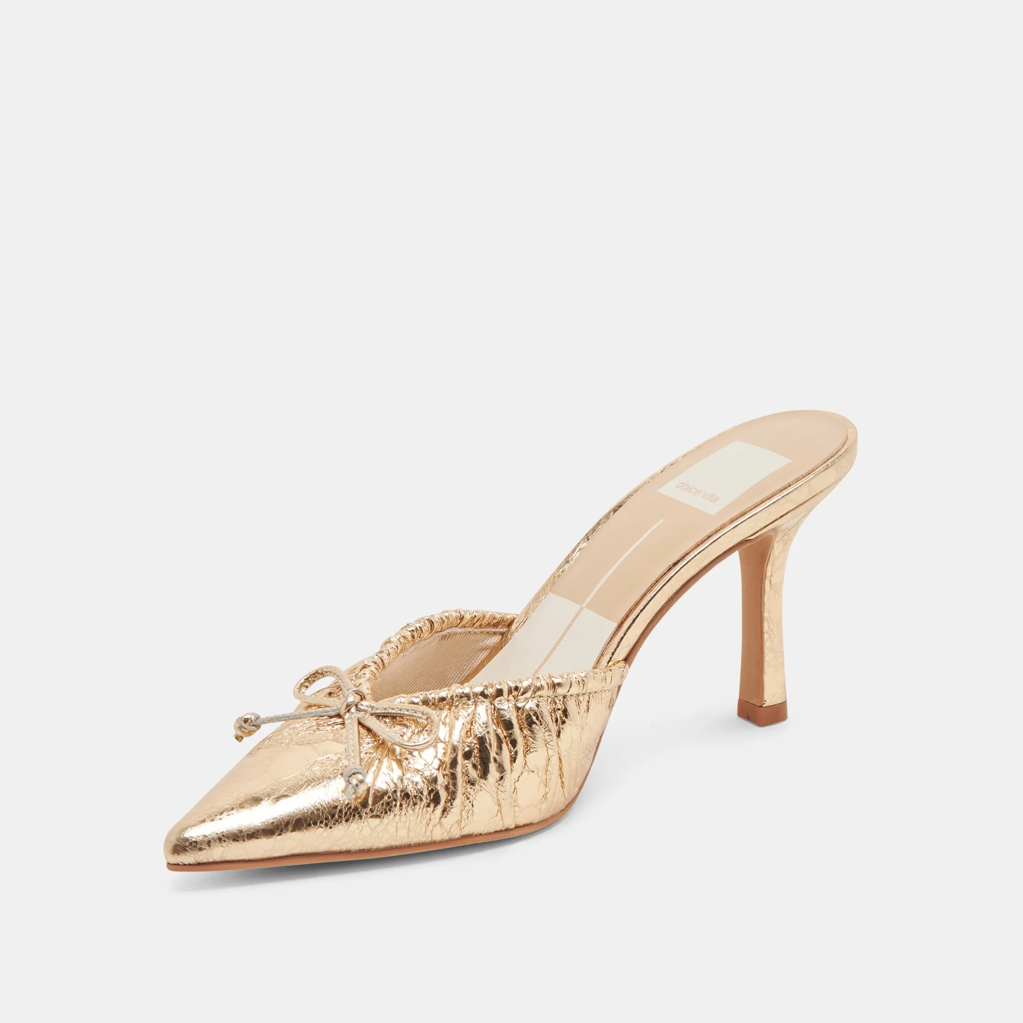 KAIRI TALONS CUIR DORÉ VIEILLI