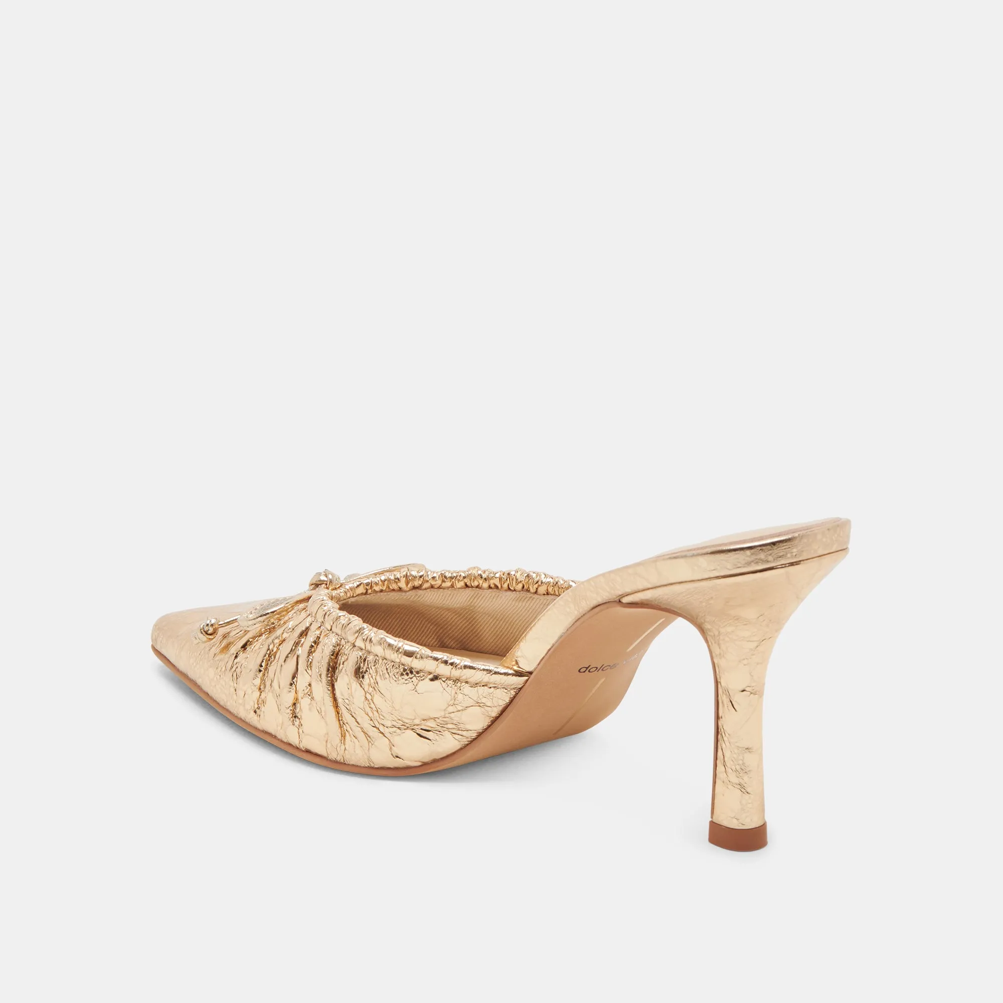 KAIRI TALONS CUIR DORÉ VIEILLI