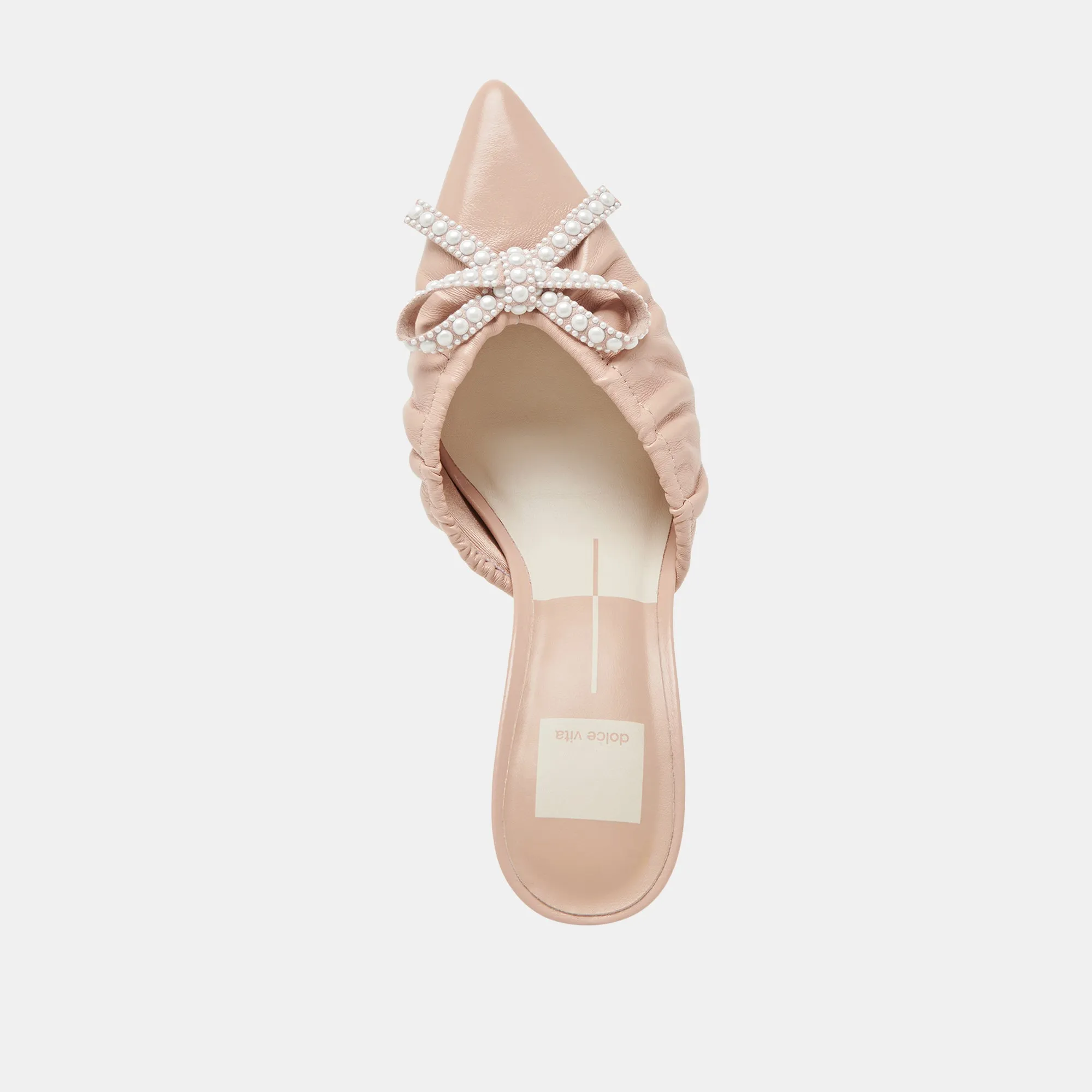 KAIRI PERLES TALONS ROSE PATINÉ FROISSÉ